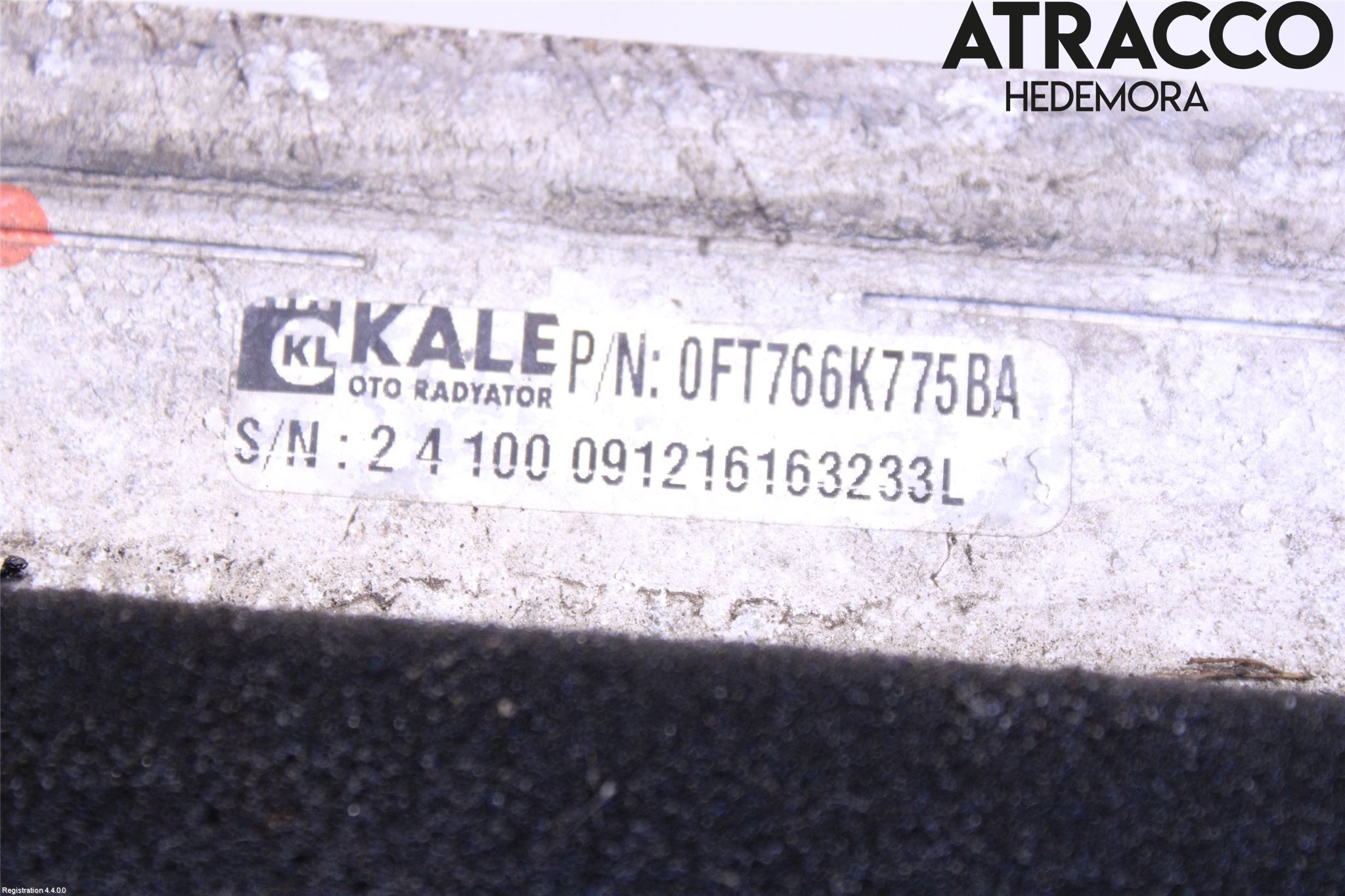 Ford TRANSIT/TOURNEO COURIER 13-23 Laddluft-Intercooler Kyl