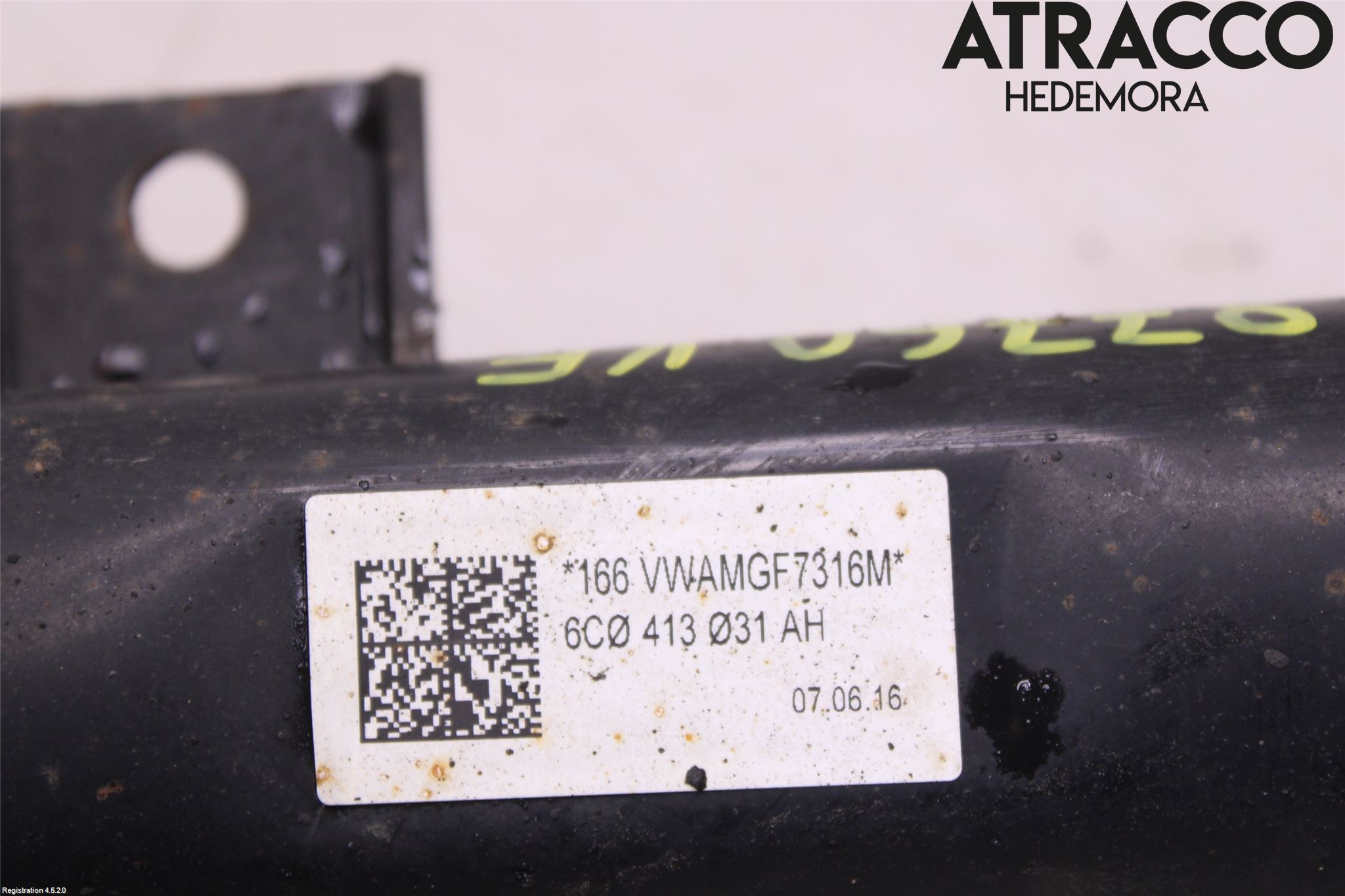 Volkswagen VW POLO 10-17 Fjäderben Fram Vänster