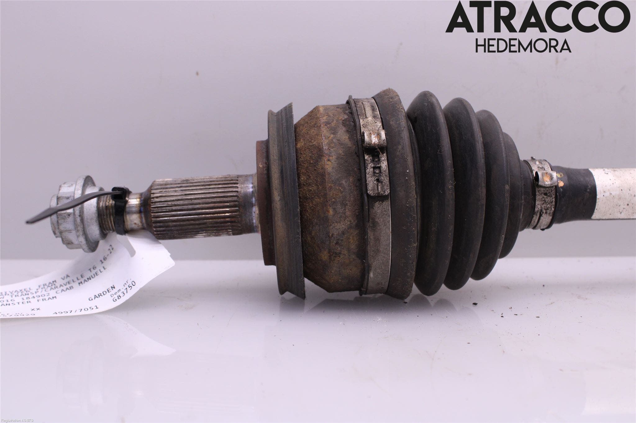Volkswagen VW TRANSP/CARAVELLE (T6) 16-22 Drivaxel Fram Vänster