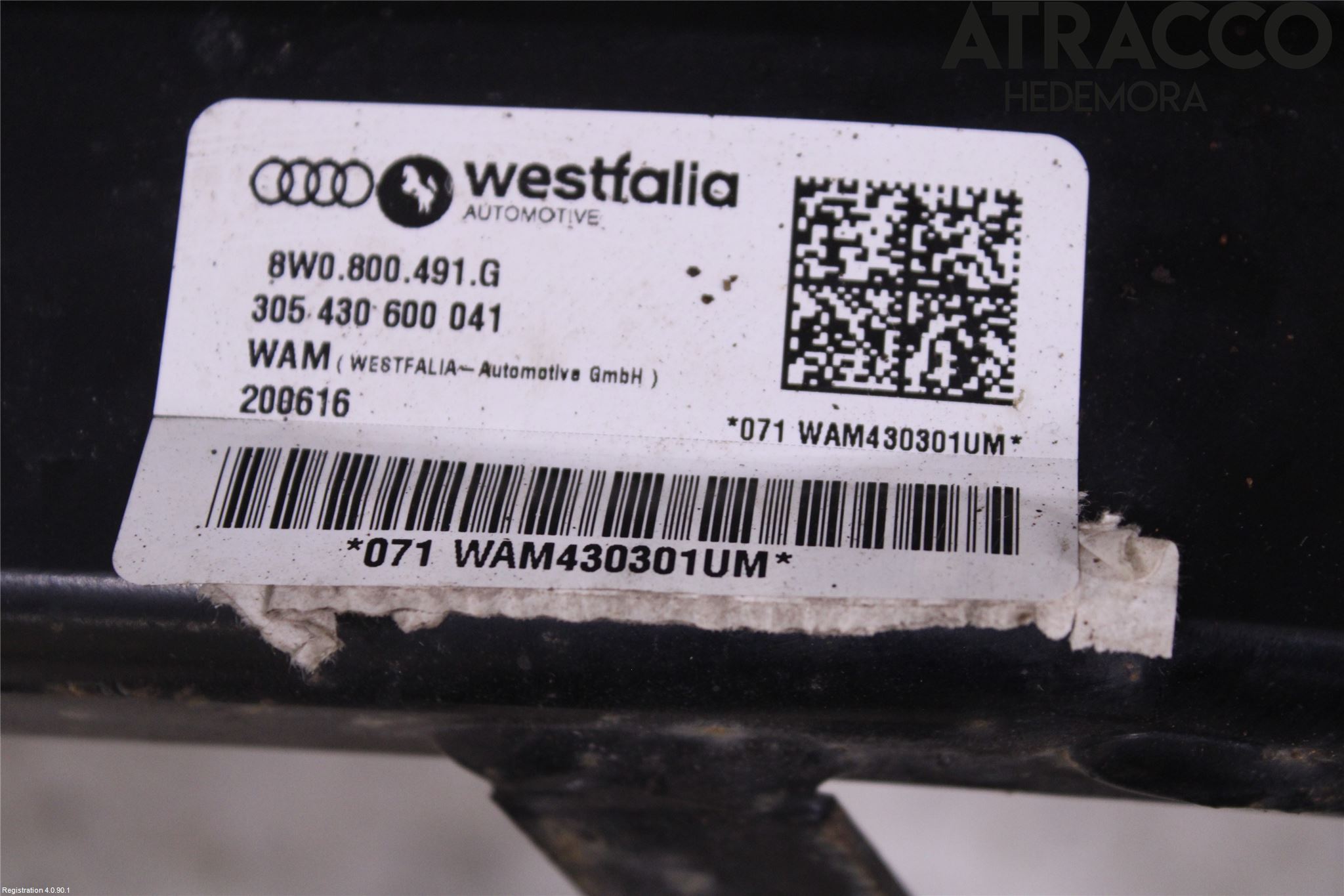 Audi A4/S4 B9 16-19 Dragkrok