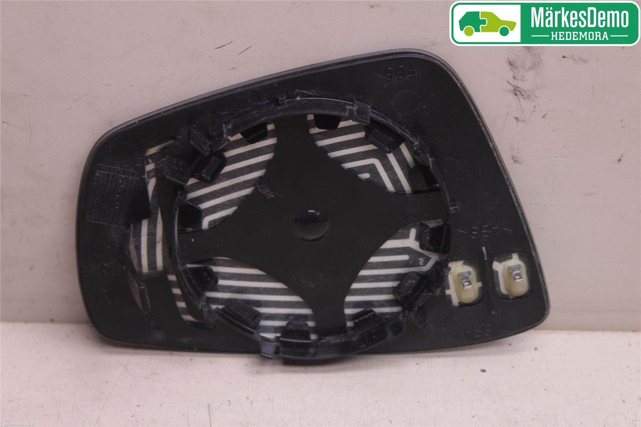 Volkswagen VW POLO 10-17 Spegelglas Vä