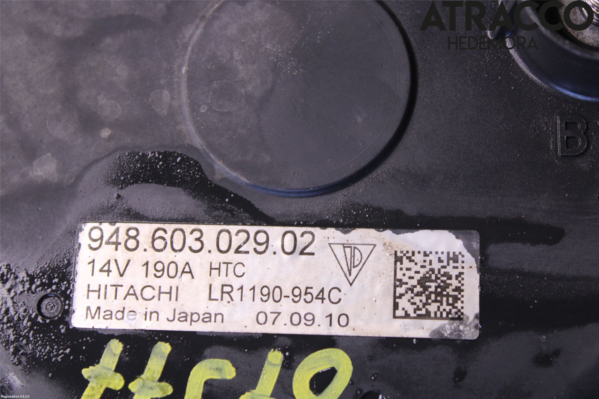 Porsche PANAMERA 09- Generator