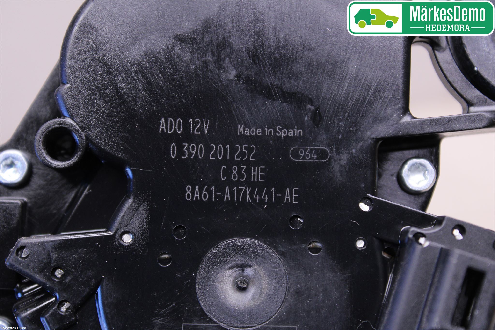 Ford FIESTA 13-17 Torkarmotor Baklucka