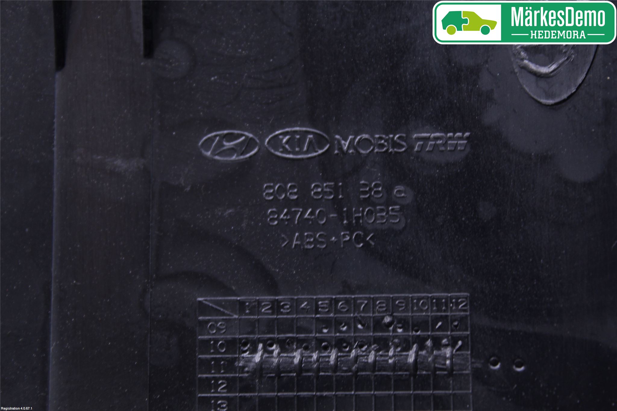 Kia CEED 06-12 Instrument-Radio Sarg