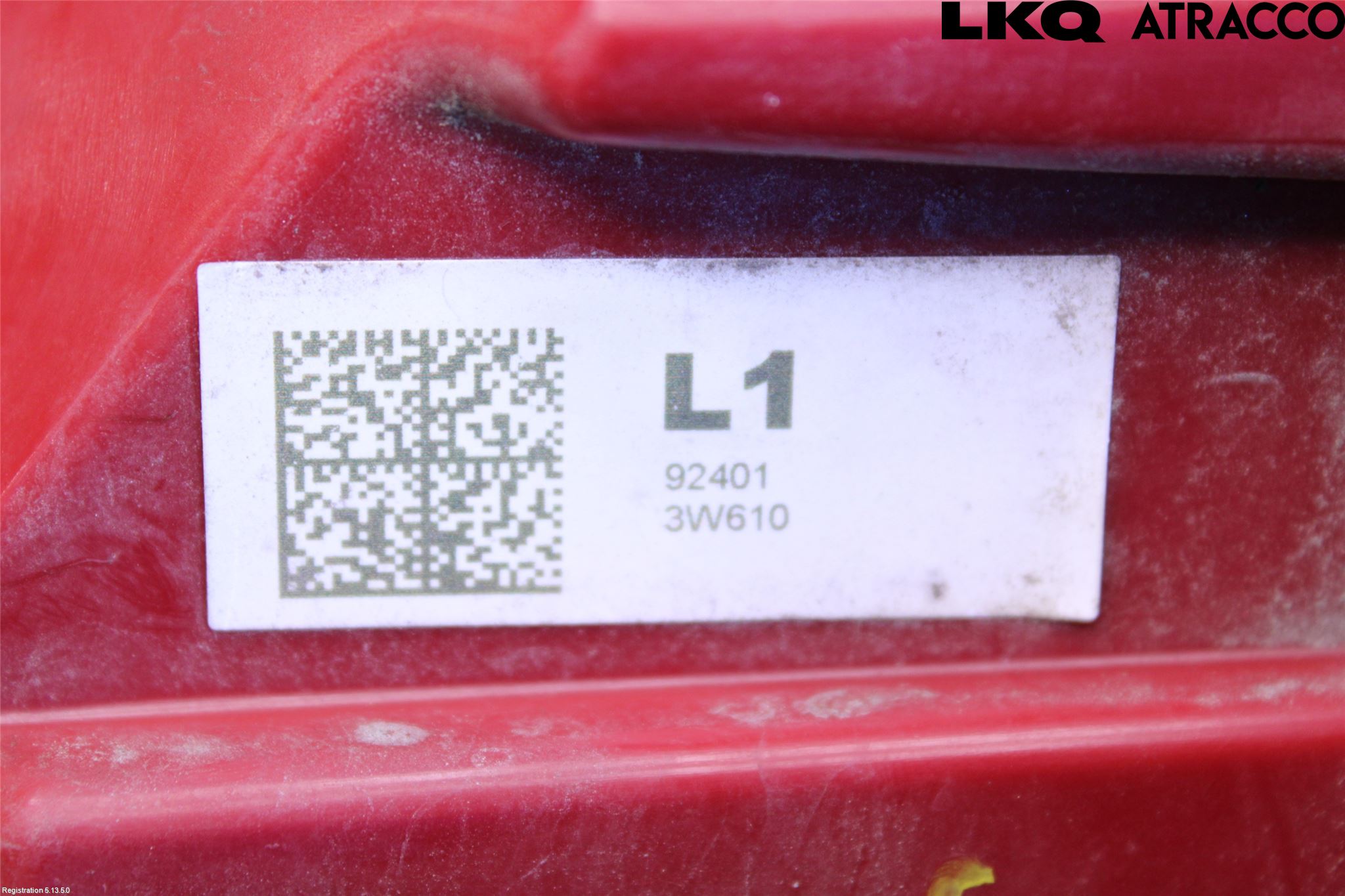 Kia SPORTAGE (SL) 11-15 Bakljus Vänster