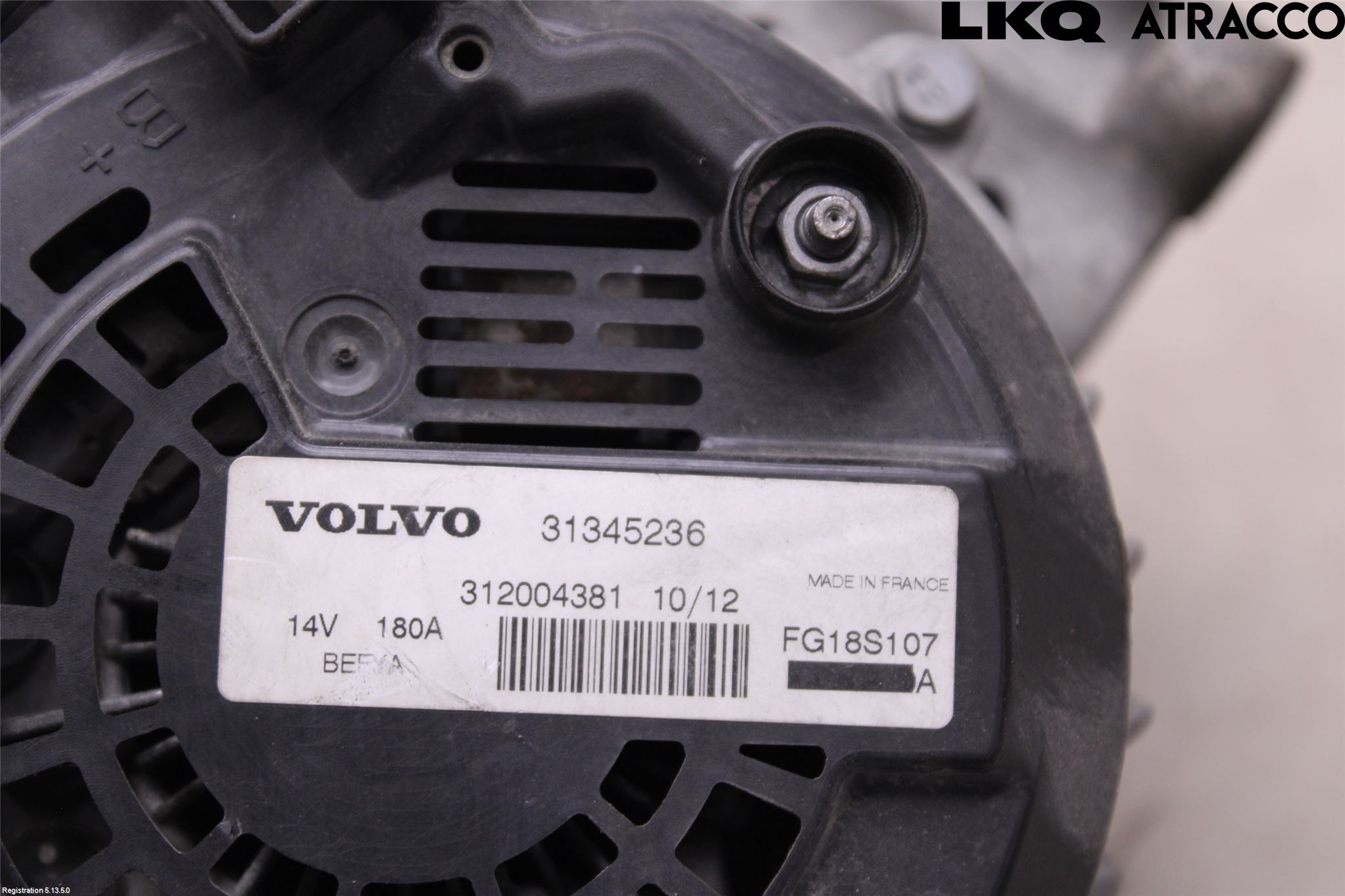Volvo V60 11-13 Generator