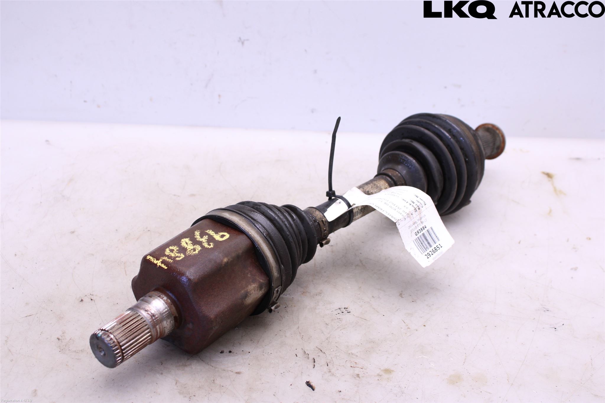 Volvo V70 08-13 Drivaxel Fram Vänster