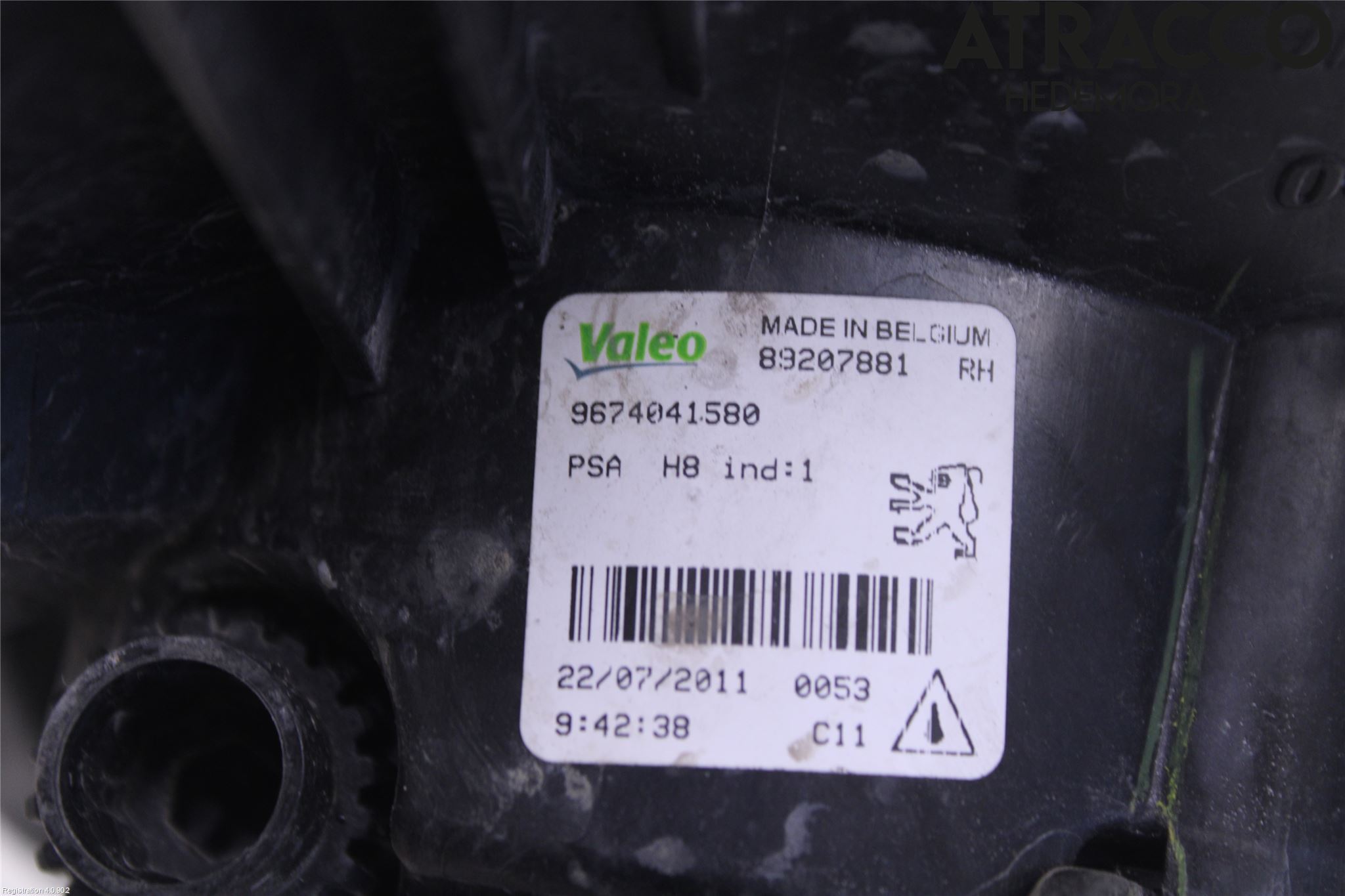Peugeot 308 08-13 Dimljus-Varselljus Fram