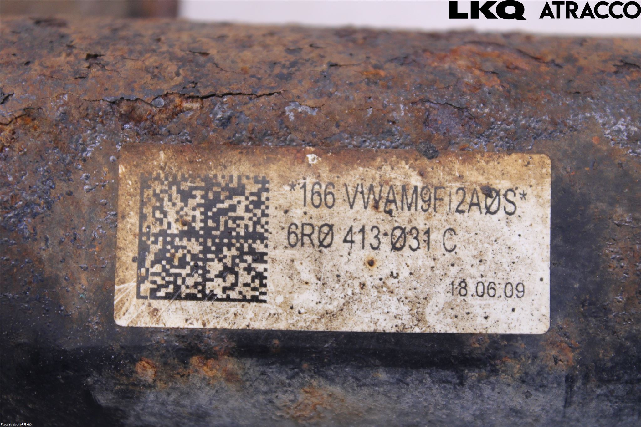 Volkswagen VW POLO 10-17 Fjäderben Fram Vänster