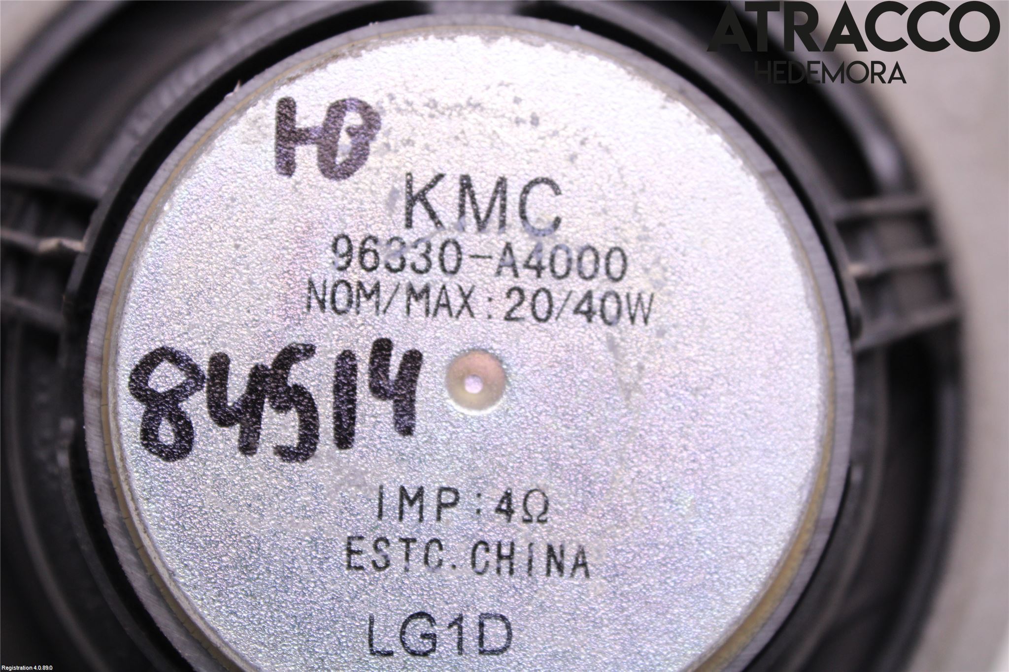 Kia CARENS III 13-19 Högtalare