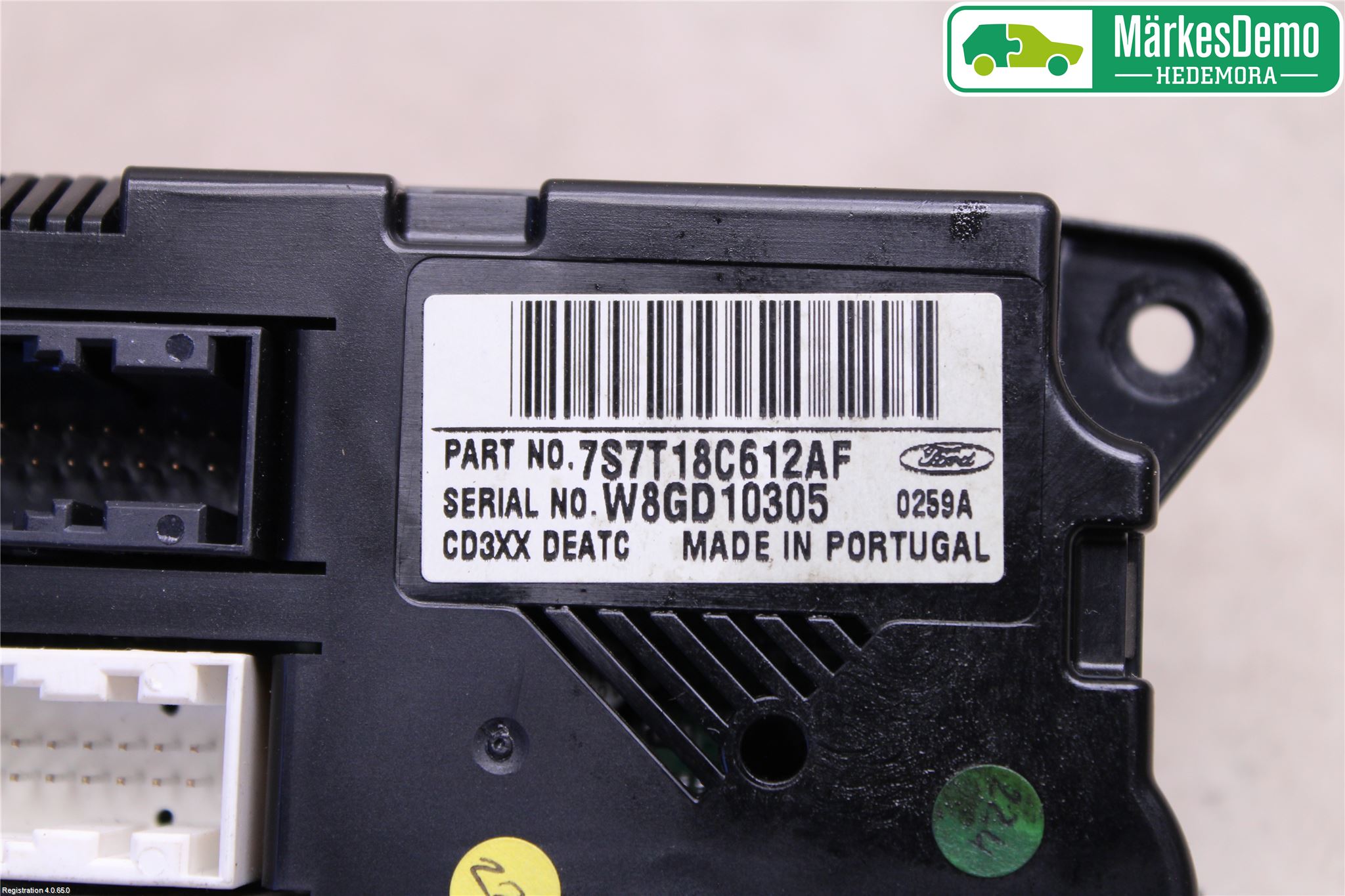 Ford MONDEO 07-15 Ac Styrenhet Ac Manöveren