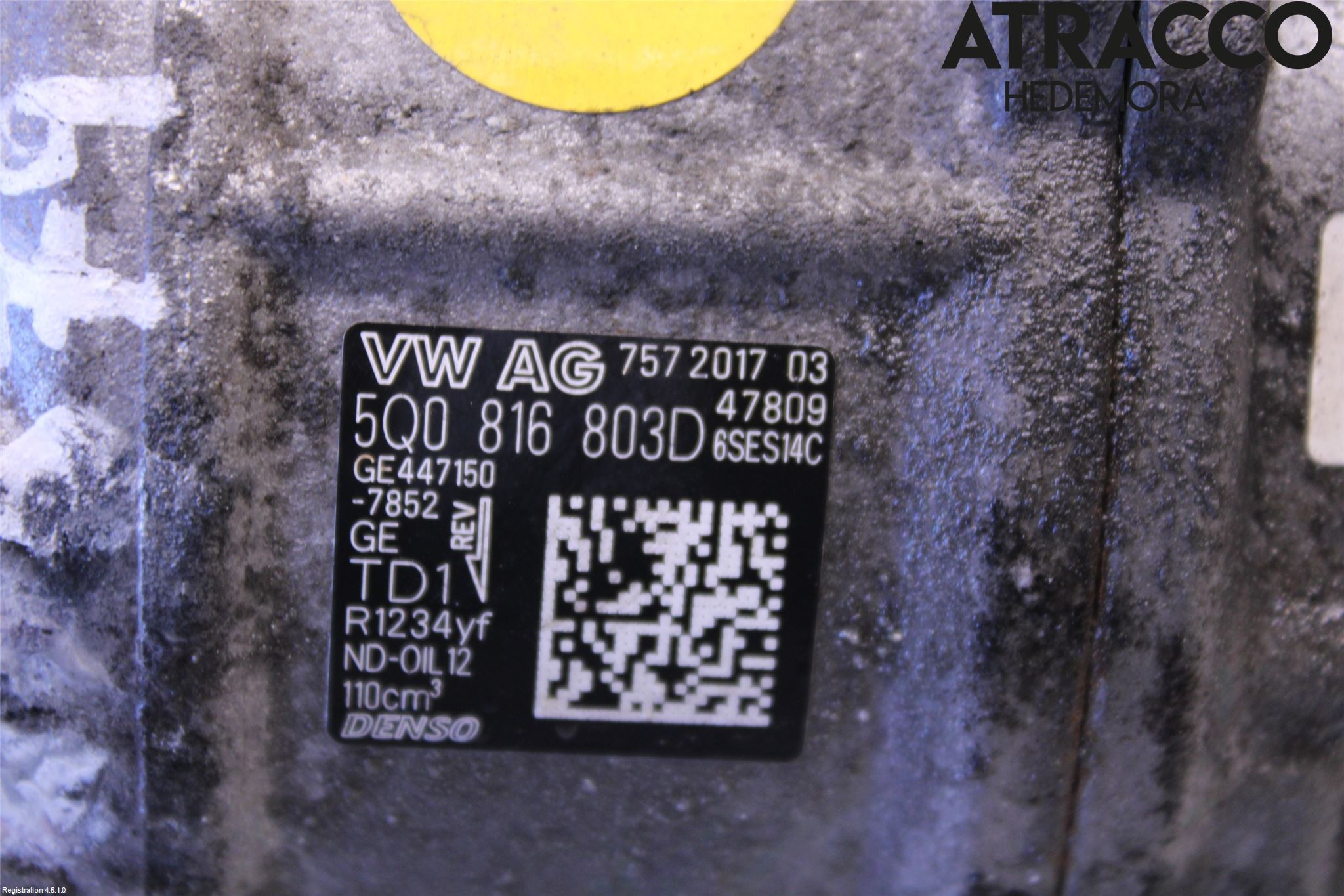 Volkswagen VW GOLF / E-GOLF VII 13-20 Ac Kompressor