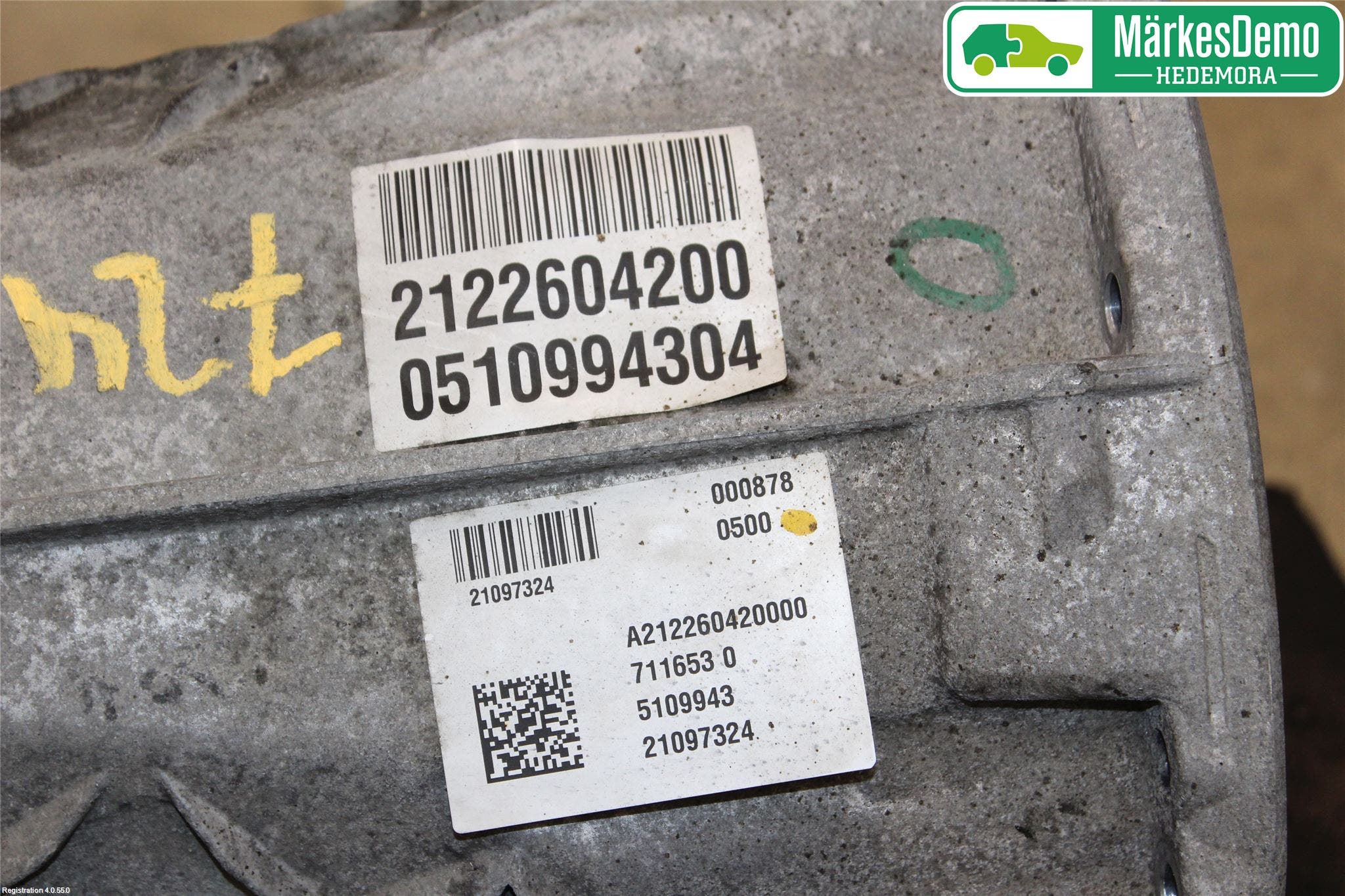 Mercedes-Benz MB C-KLASS (W204) 07-15 Växellåda Man 6 Vxl