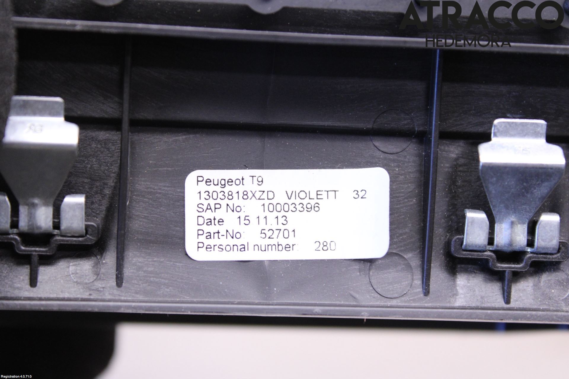 Peugeot 308 14-21 Defrosterkanal-Munstycke