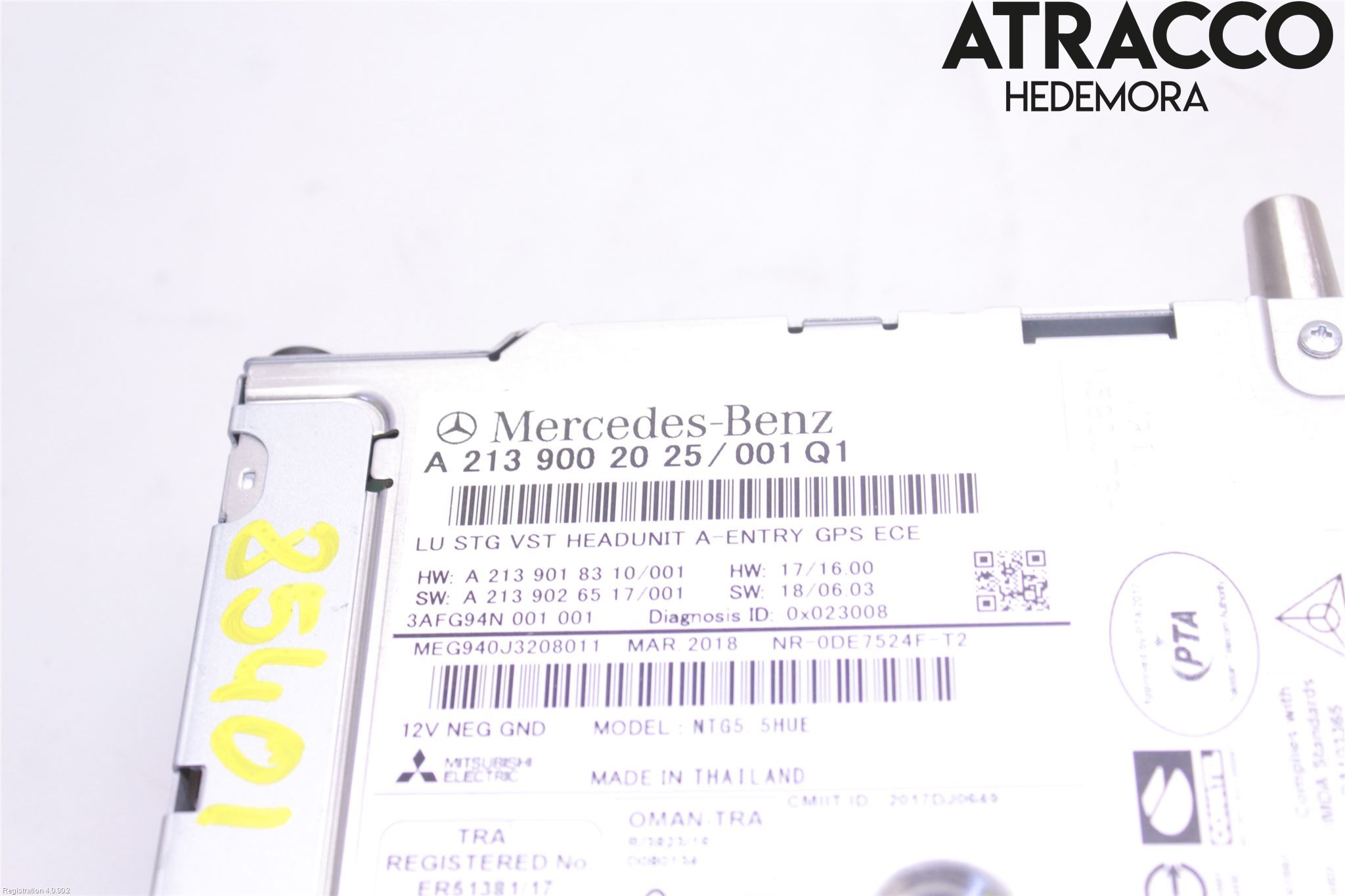 Mercedes-Benz MB C-KLASS (W205) 14-21 Cd Radio - Multimediapanel