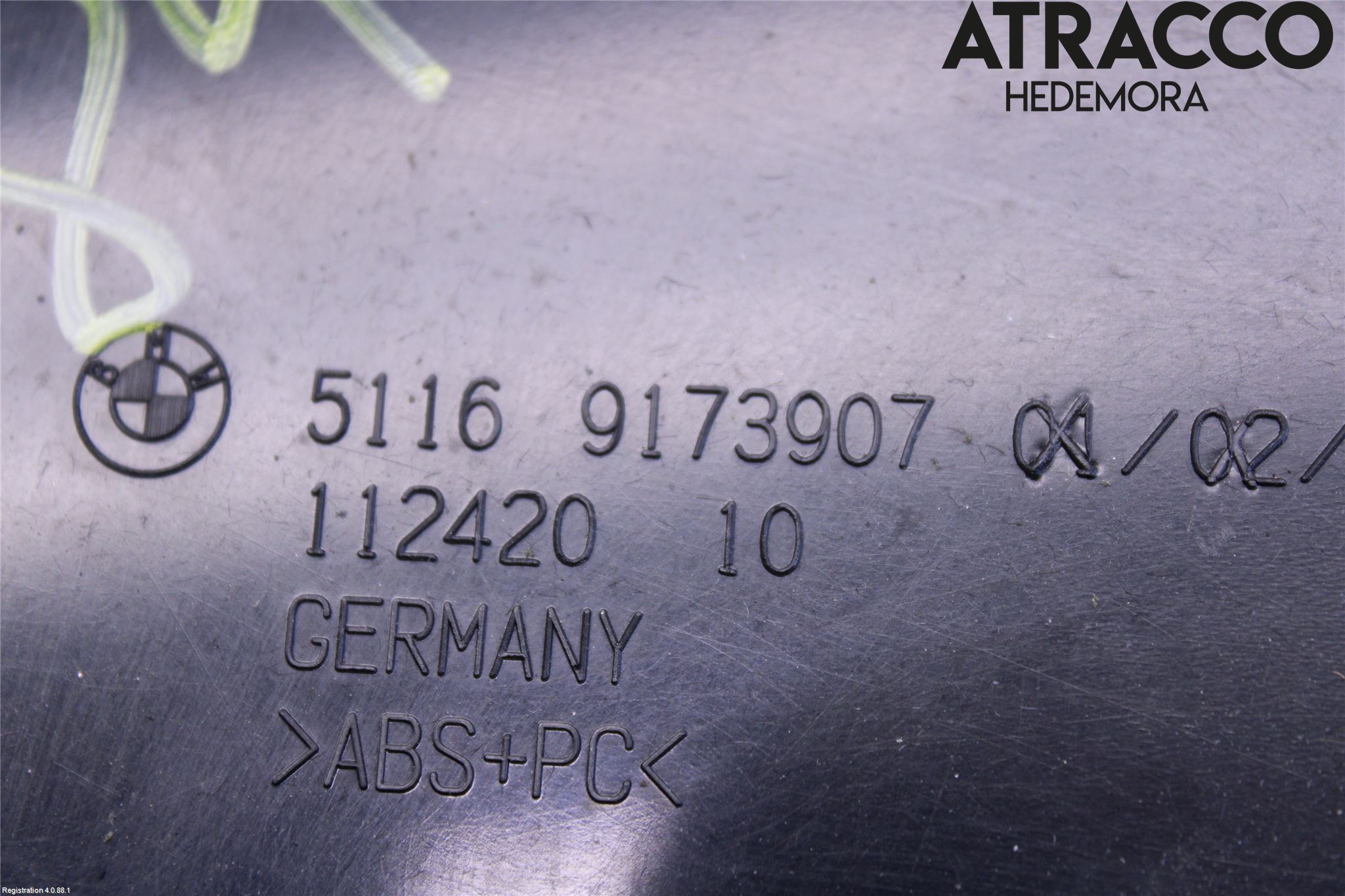 BMW 5 F10/F11/F18 09-17 Handskfack