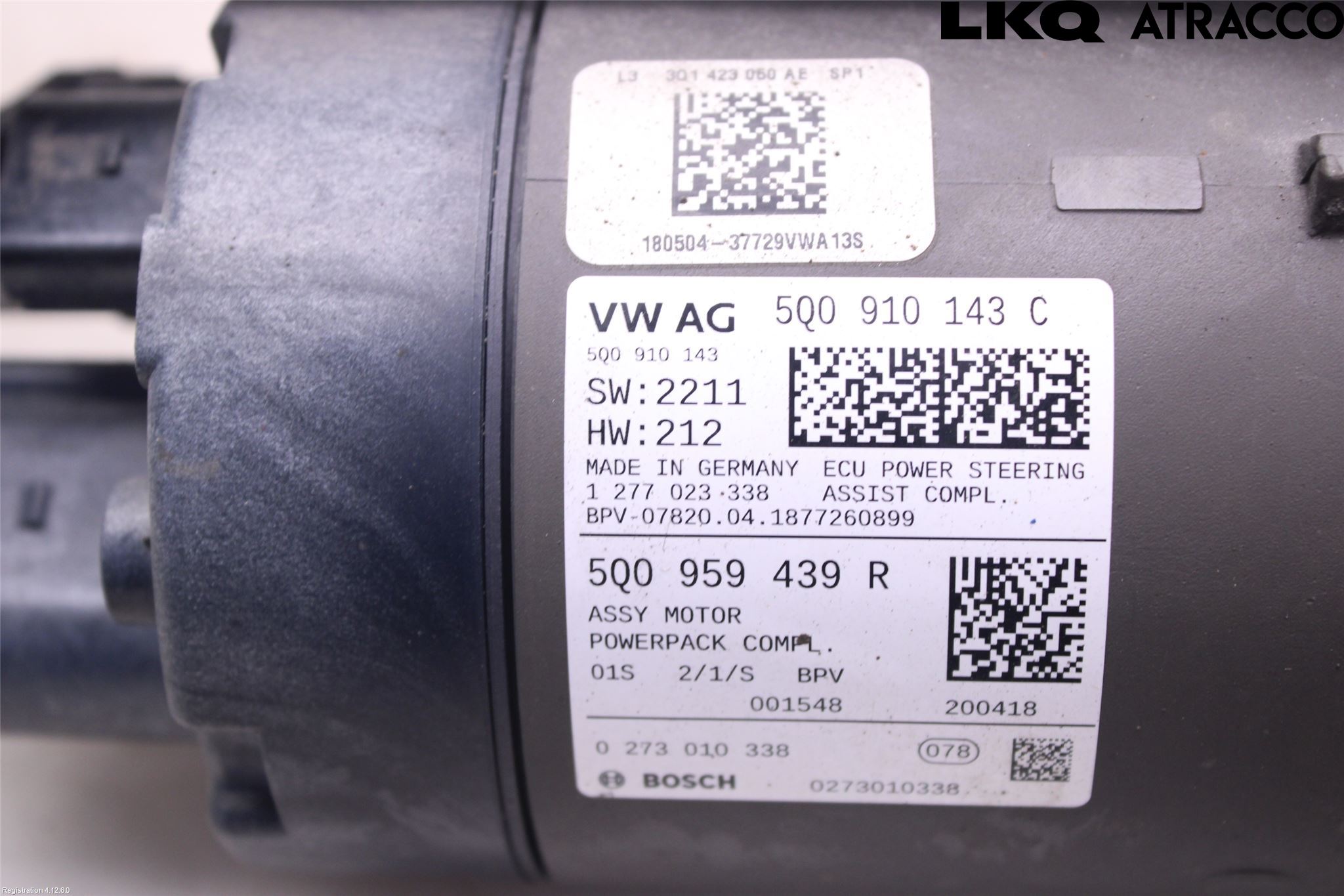 Volkswagen VW PASSAT 15-19 Styrväxel-Snäcka Elektrisk