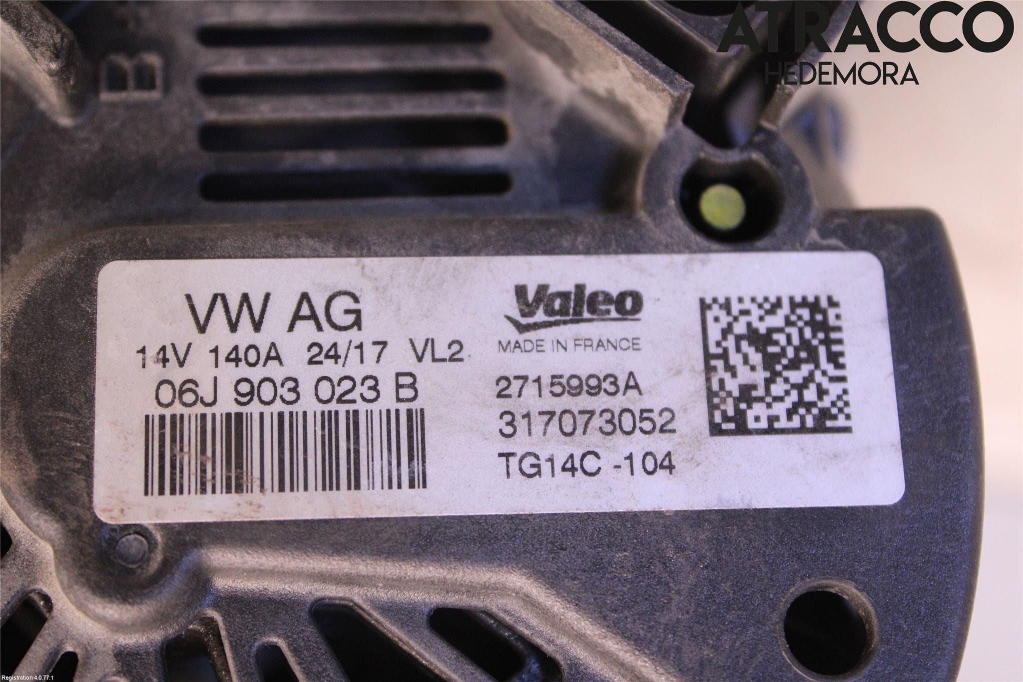 Volkswagen VW GOLF / E-GOLF VII 13-20 Generator