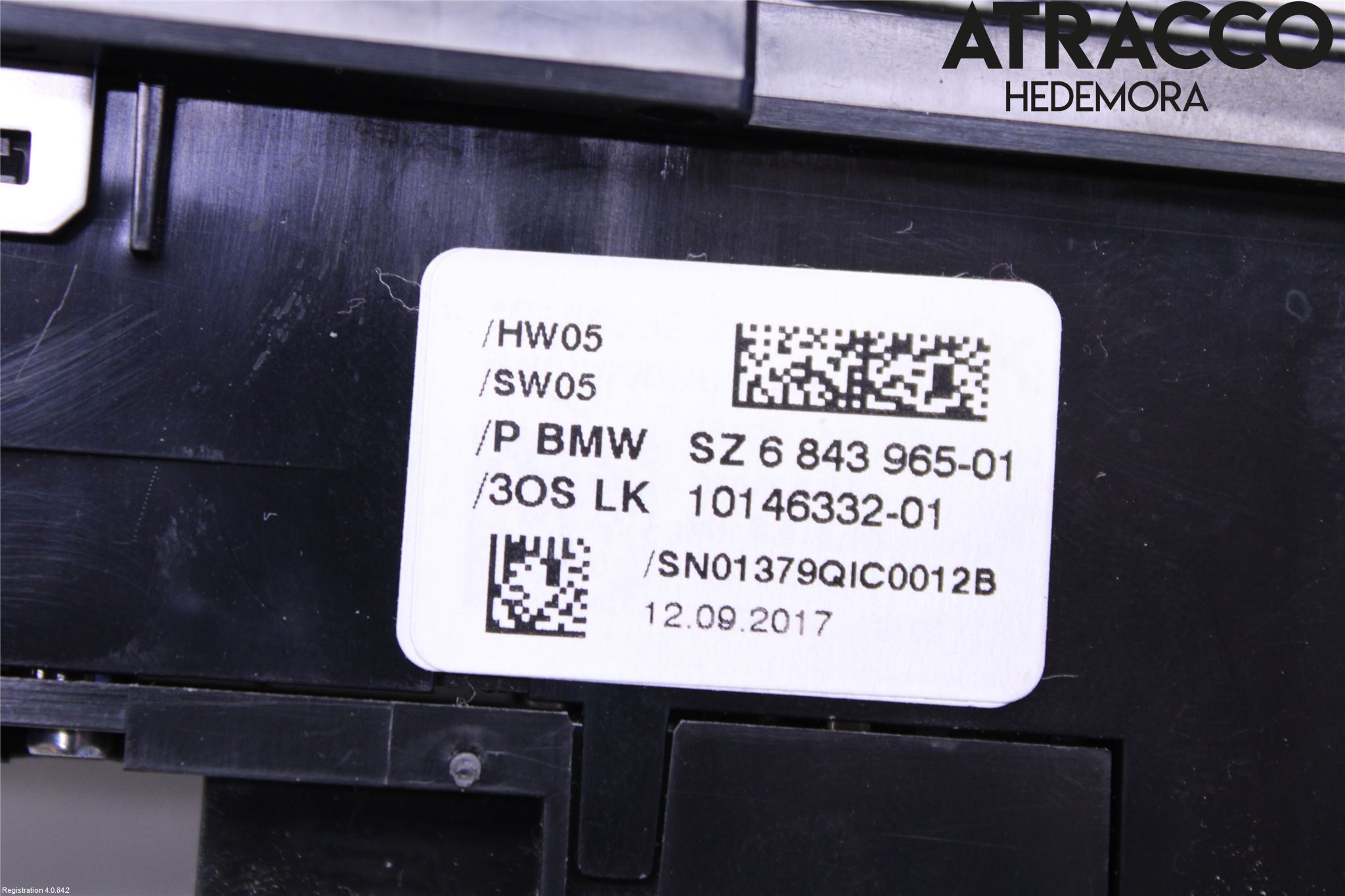 BMW 6 GT G32 18- Strömställare Multifunktion