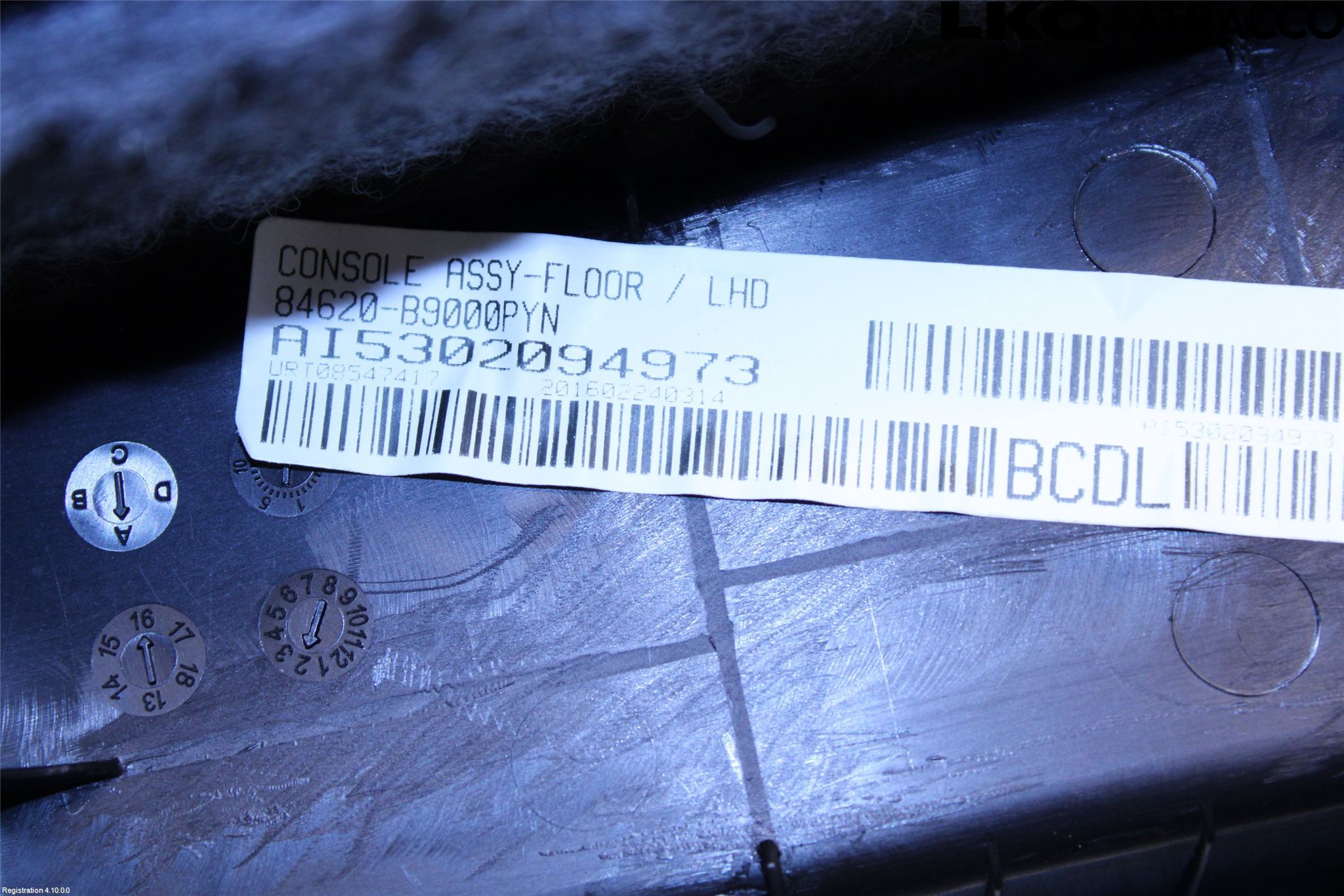 Hyundai i10 BA 14-16 Instrumentkonsoll Mitt