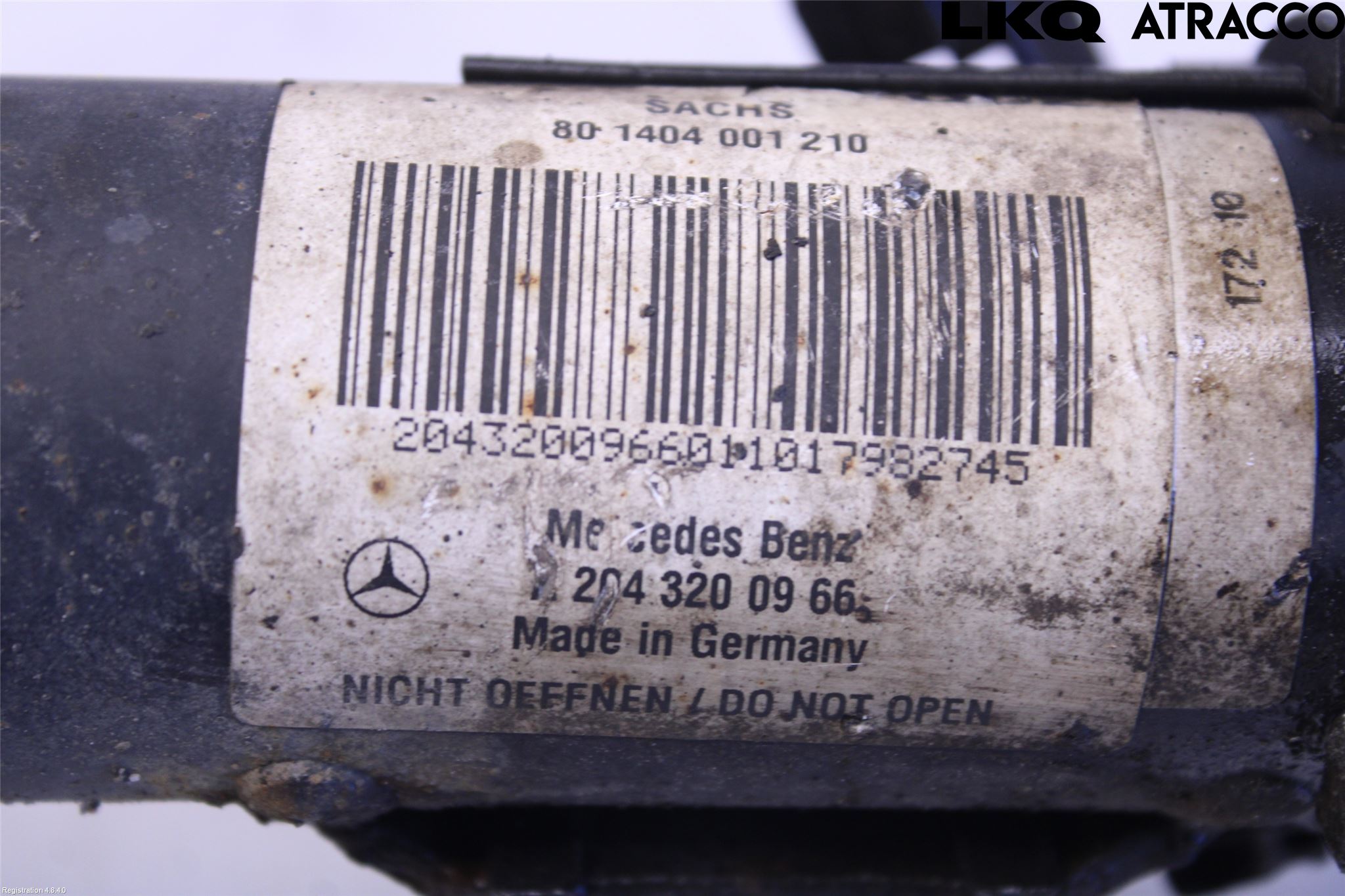 Mercedes-Benz MB C-KLASS (W204) 07-15 Fjäderben Fram Vänster