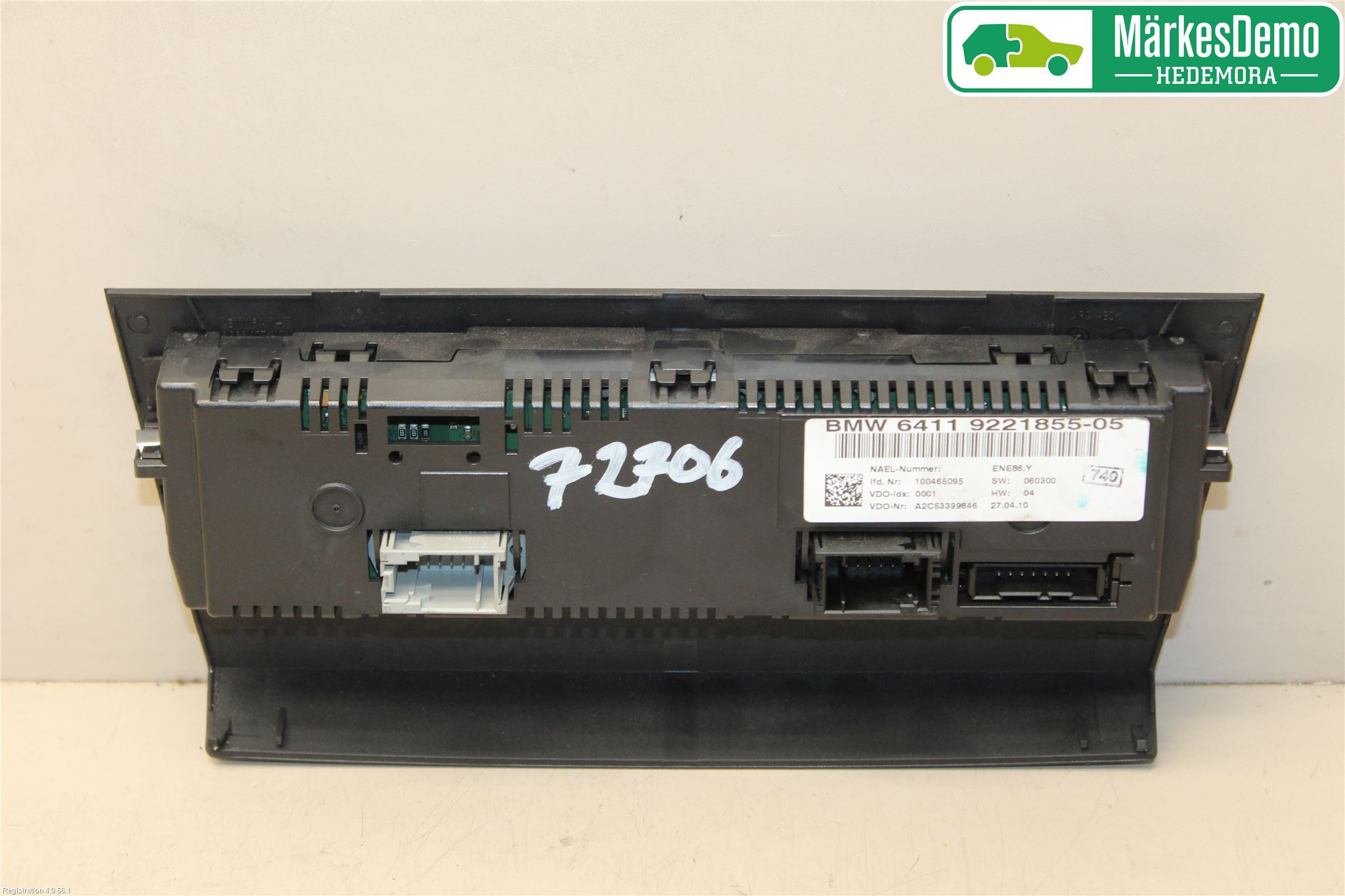BMW 3 E92/93 Coupé/Cab 05-14 Ac Styrenhet Ac Manöveren
