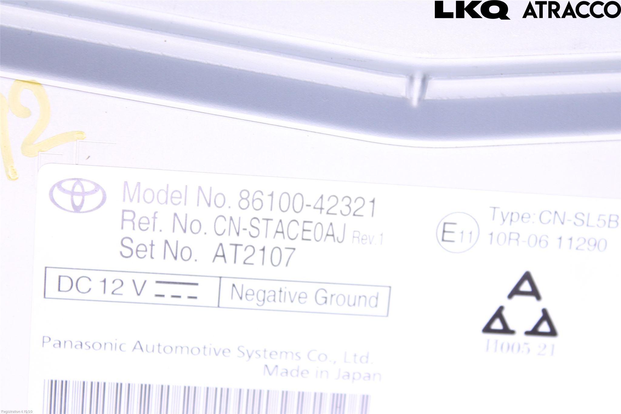 Toyota bZ4X EA10 22- Multifunktionsdisplay