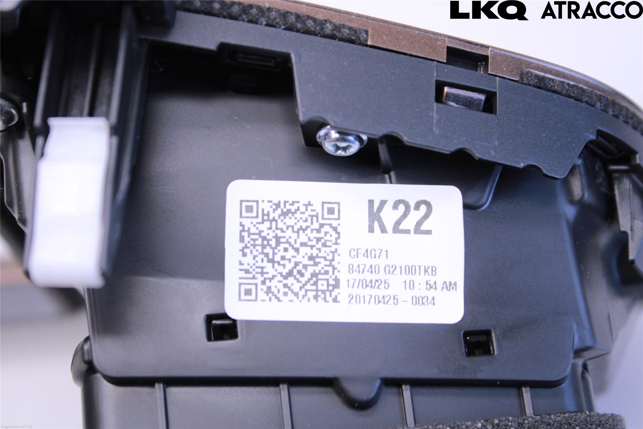 Hyundai IONIQ AE 17-22 Instrument-Radio Sarg