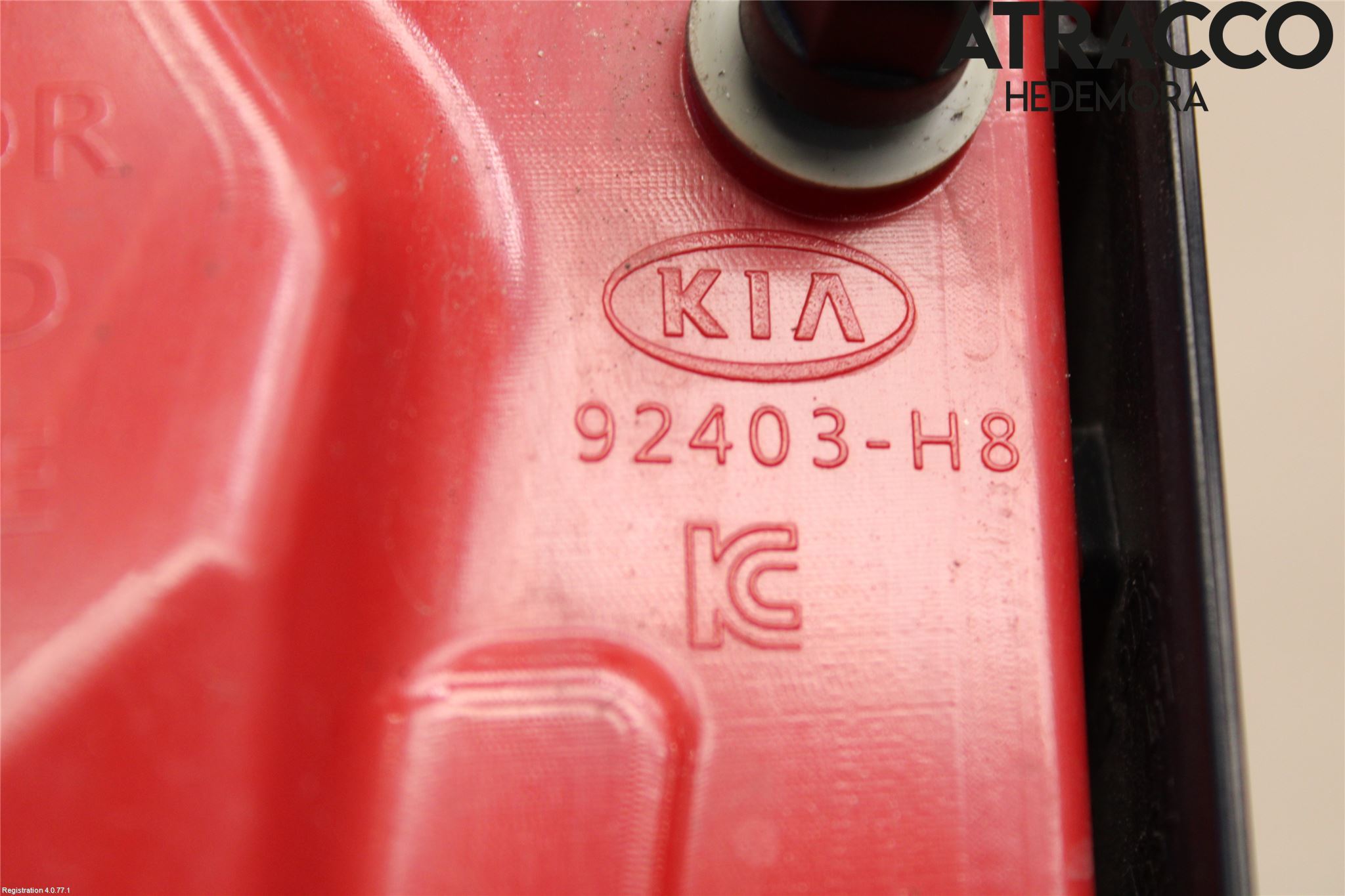 Kia RIO 17- Bakljus Lucka Vä