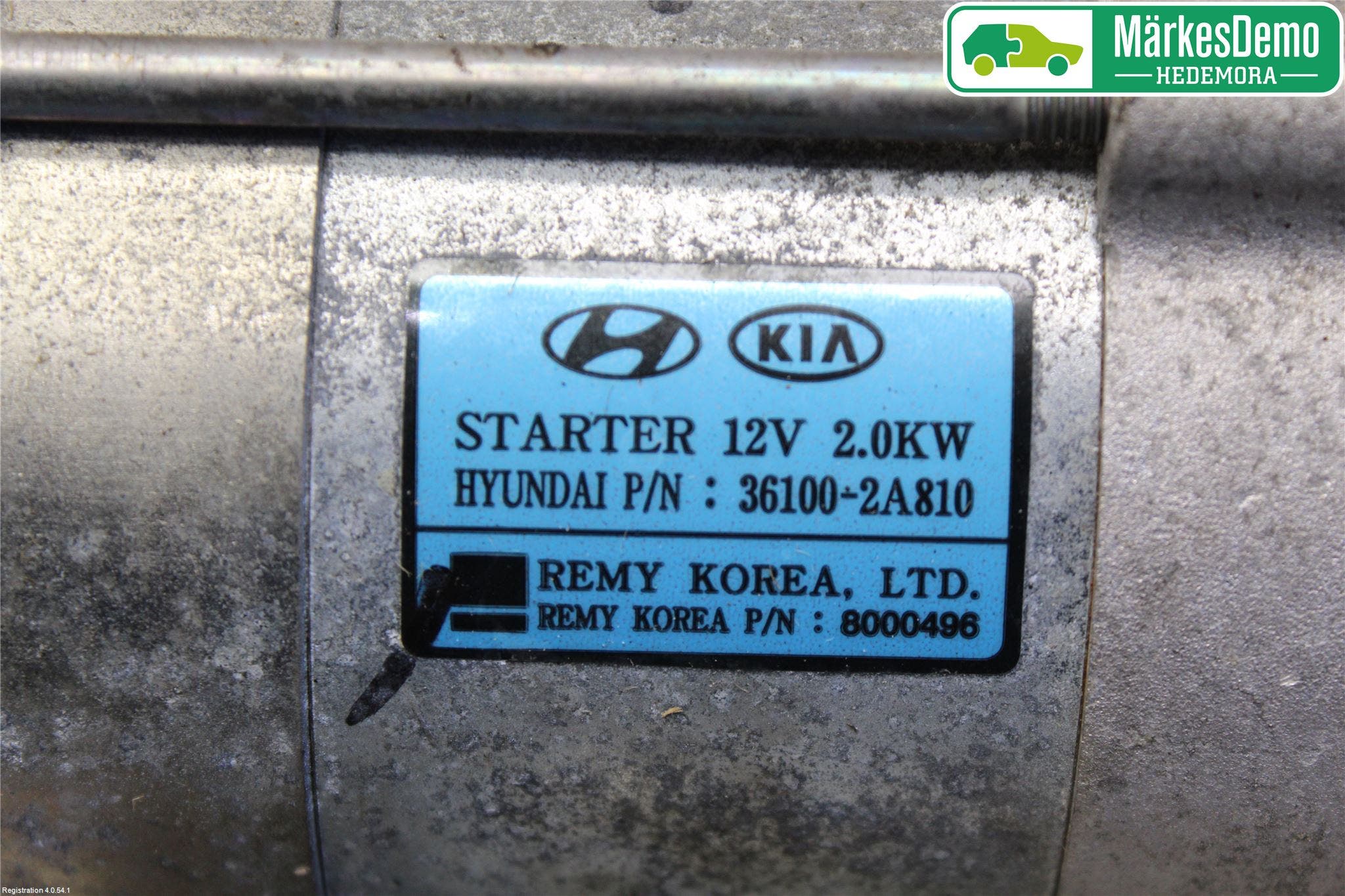 Kia OPTIMA 00-15 Startmotor Diesel