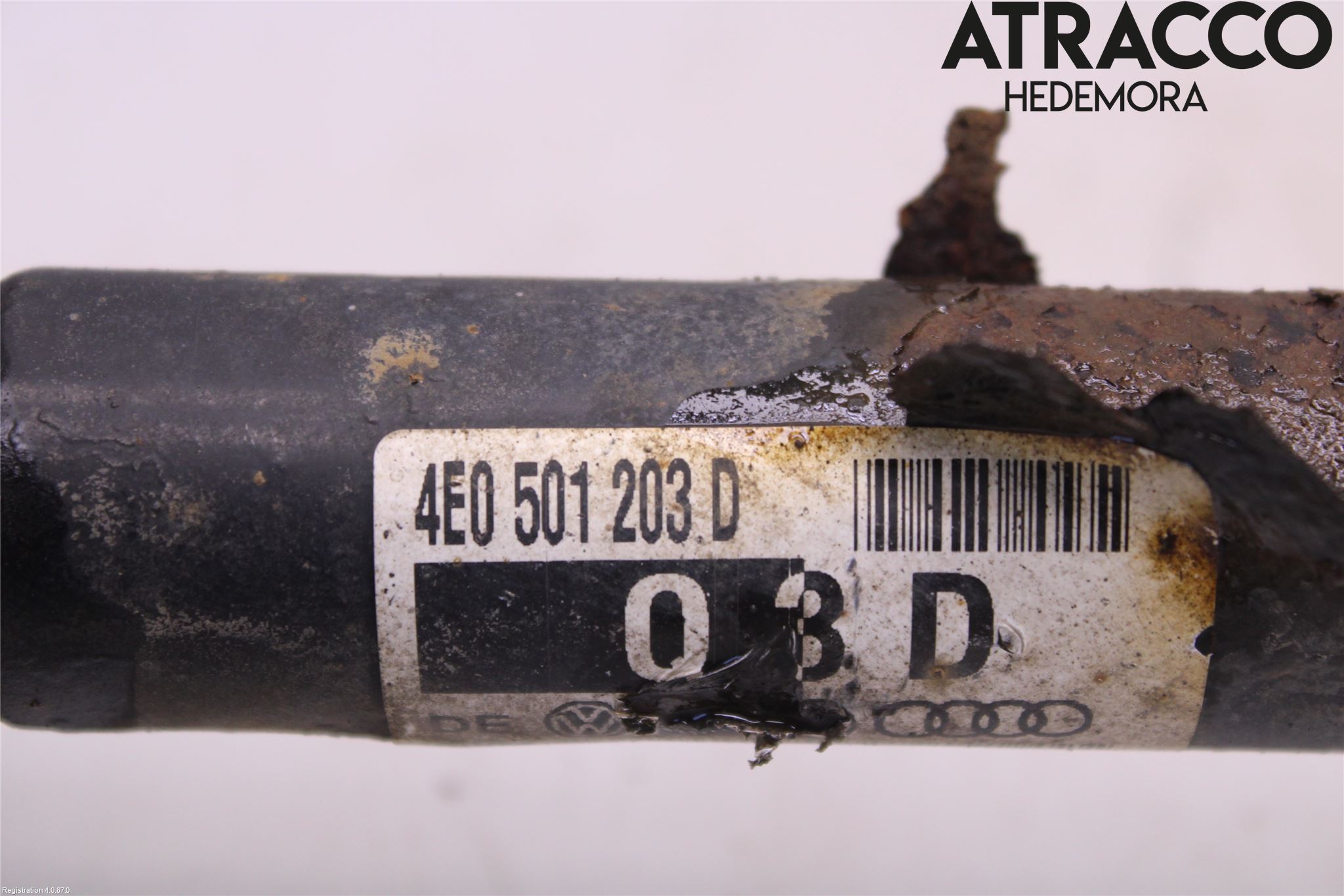 Volkswagen VW PHAETON Drivaxel Bak Höger