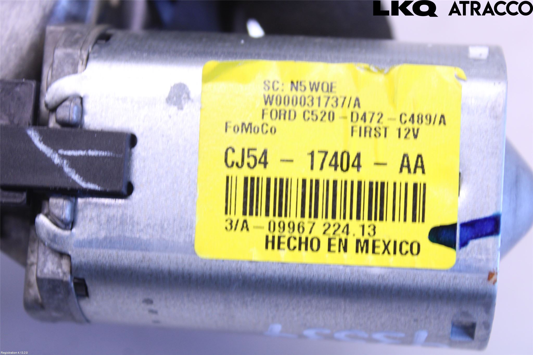 Ford KUGA 13-16 Torkarmotor Baklucka
