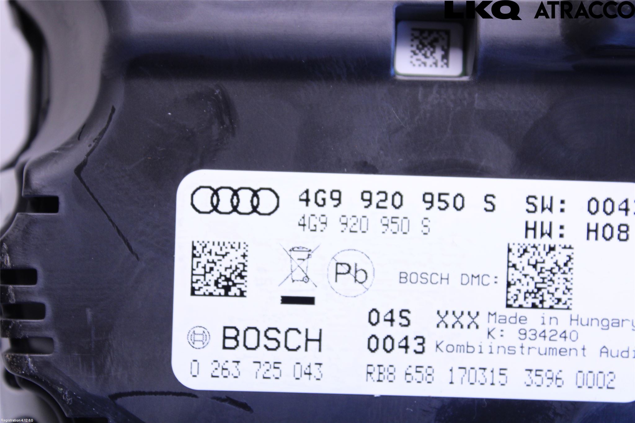 Audi A6 ALLROAD 12-18 Instrument Komb