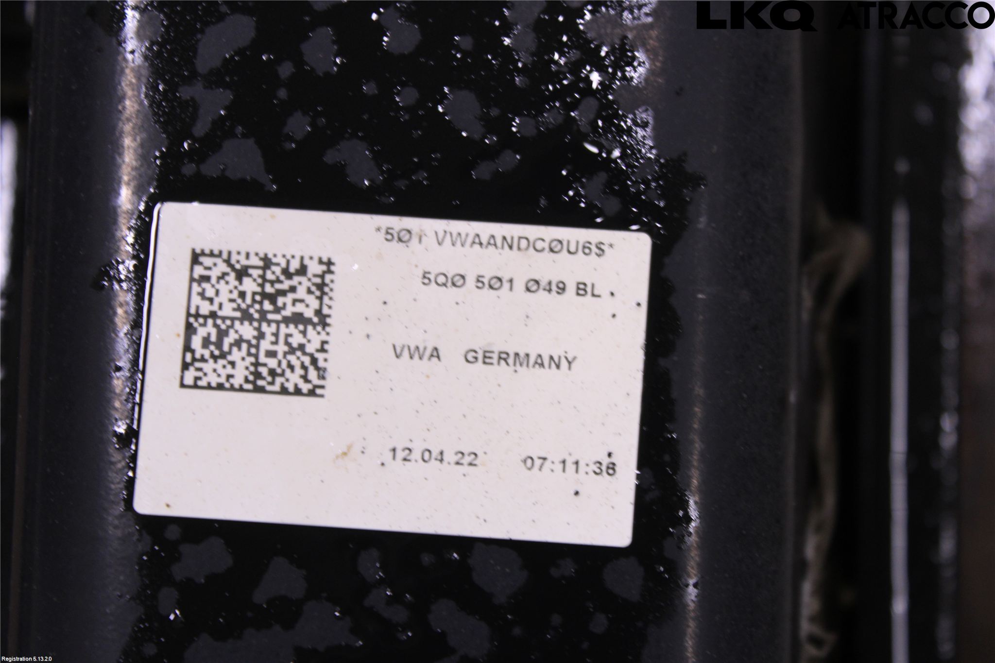 Volkswagen VW GOLF / E-GOLF VIII 20- Bakaxelbalk