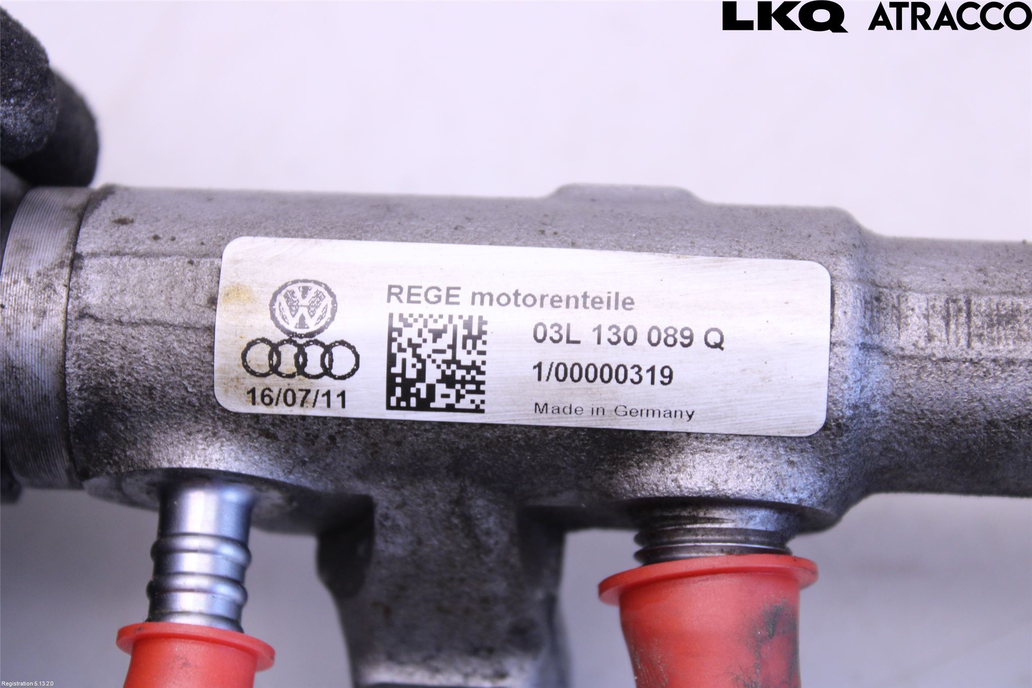 Audi Q5 09-16 Inj. Fuelrail
