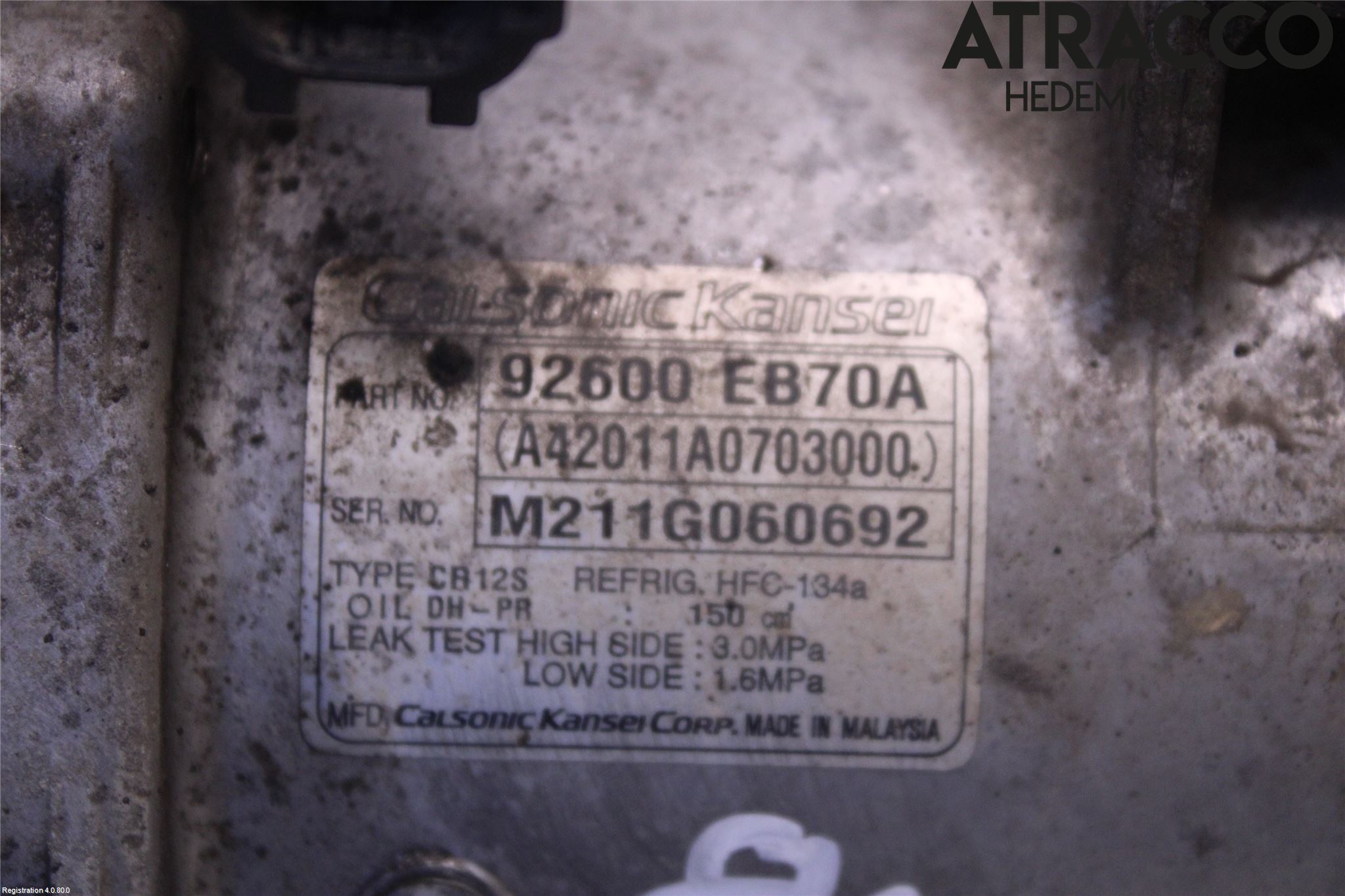 Nissan NAVARA 05-16 Ac Kompressor