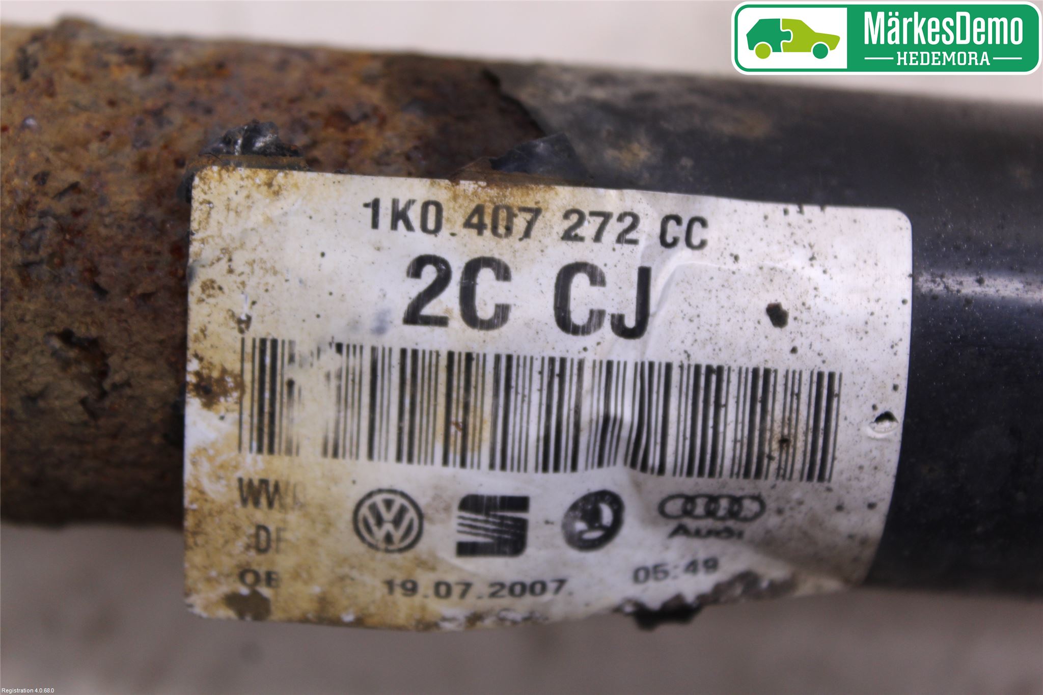 Volkswagen VW GOLF PLUS/CROSS GOLF 04-14 Drivaxel Fram Höger