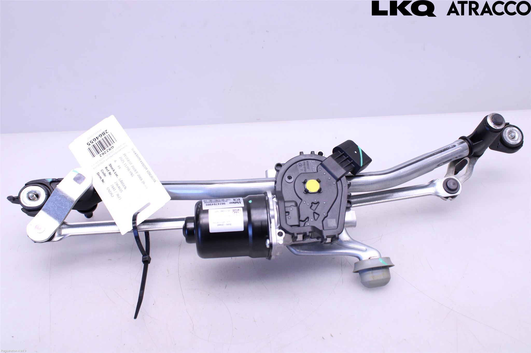 Peugeot 2008/E-2008 20- Torkarmotor Vindruta
