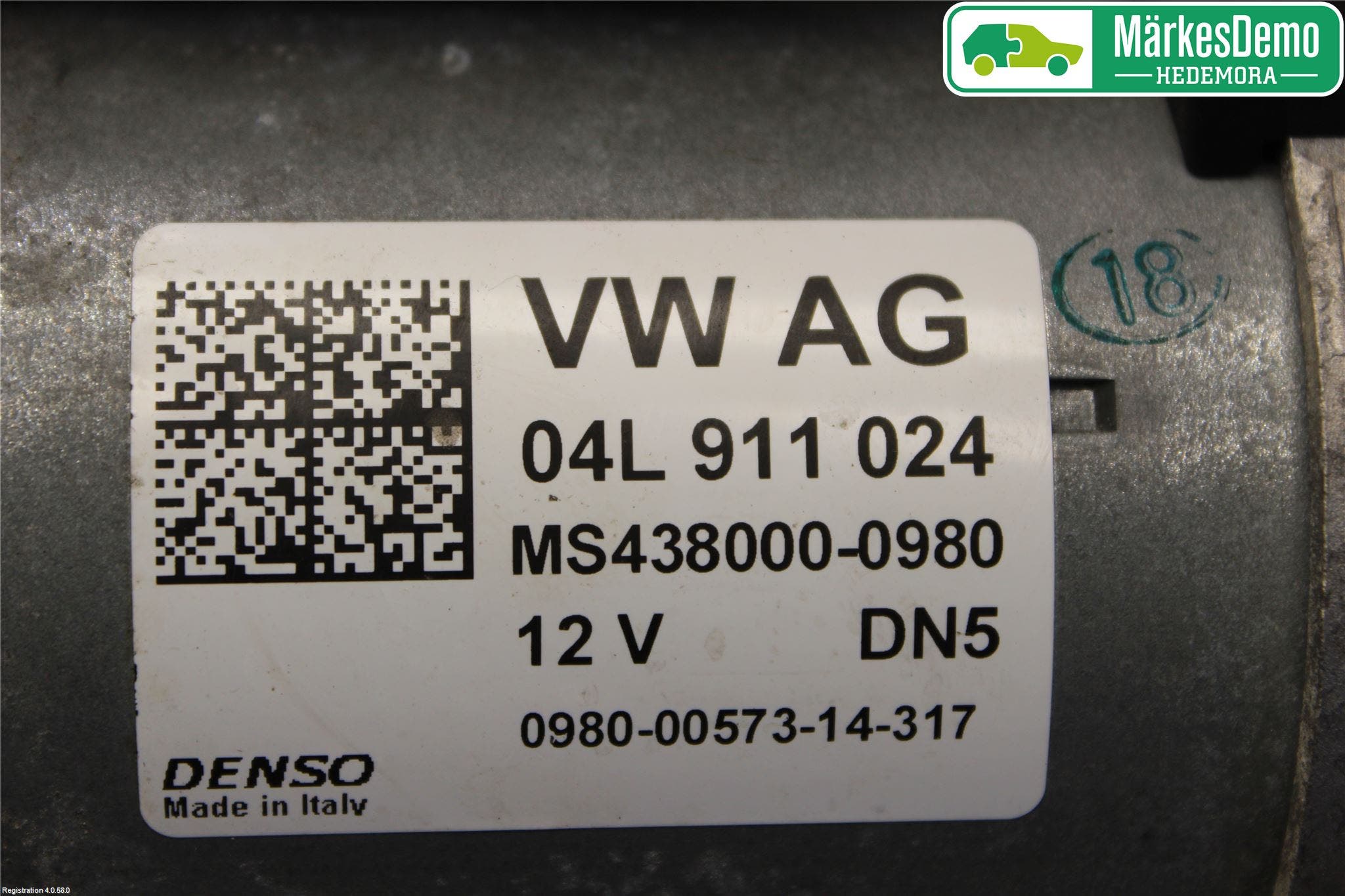 Audi A6/S6 4G 11-18 Startmotor Diesel