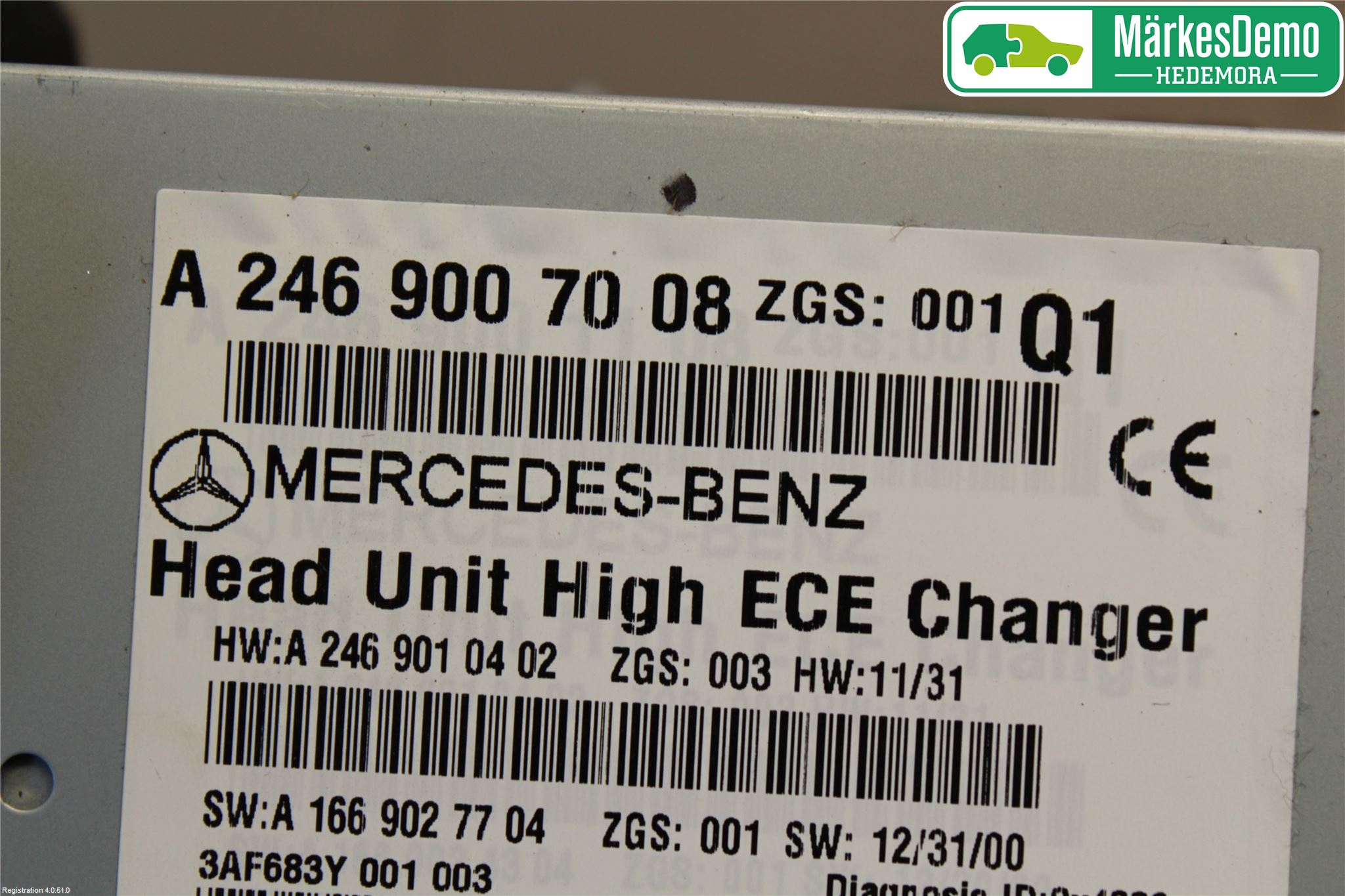 Mercedes-Benz MB A-KLASS (W176) 13-18 Cd Radio - Multimediapanel