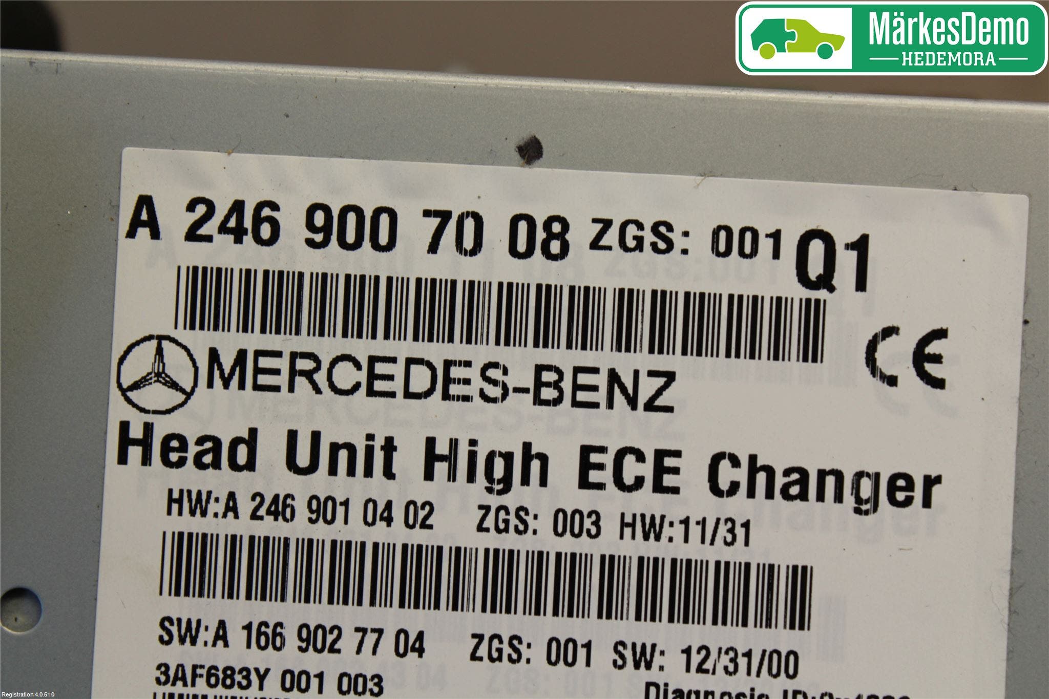 Mercedes-Benz MB A-KLASS (W176) 13-18 Cd Radio - Multimediapanel