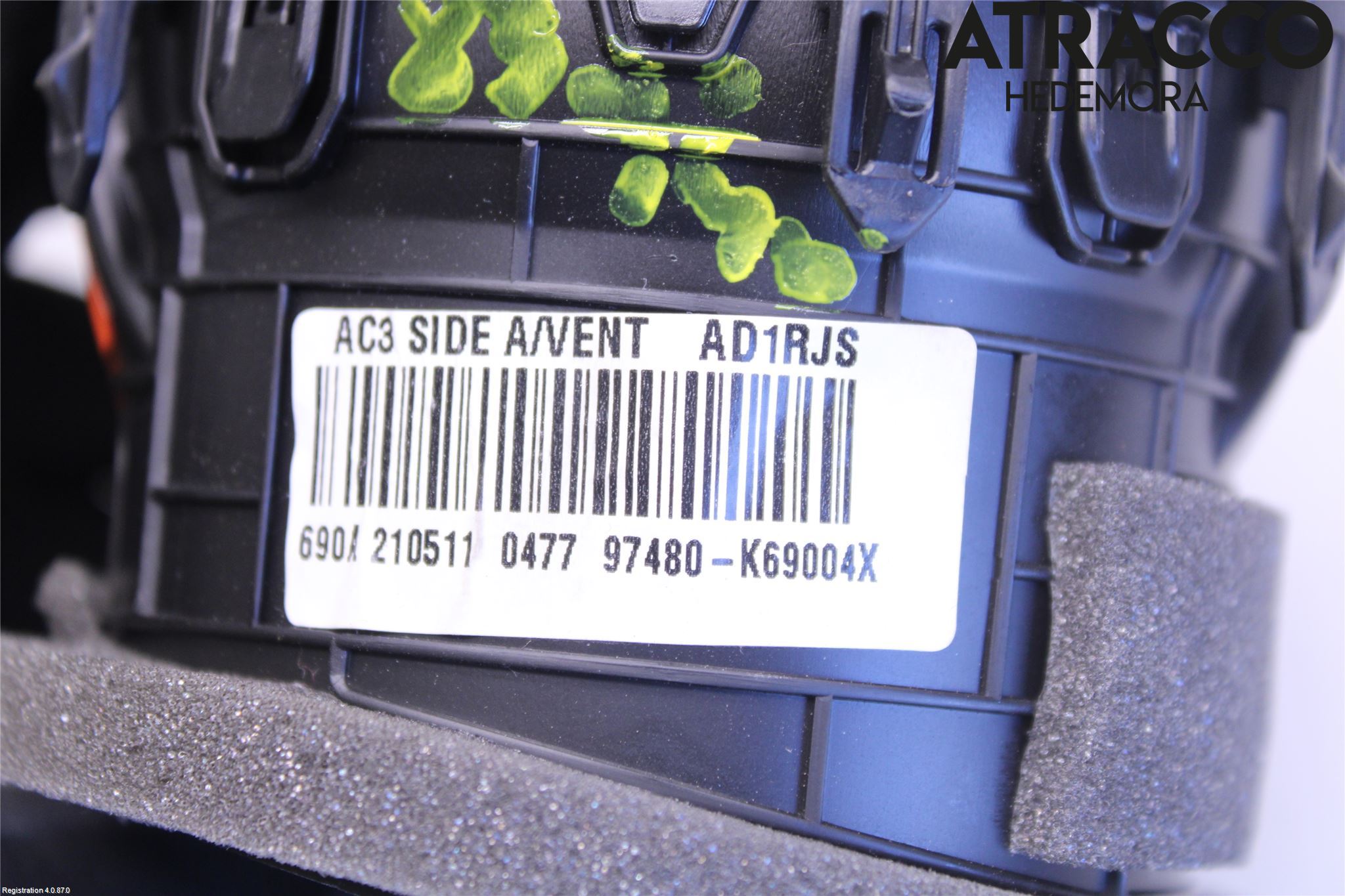 Hyundai i10 LA 20- Defrosterkanal-Munstycke