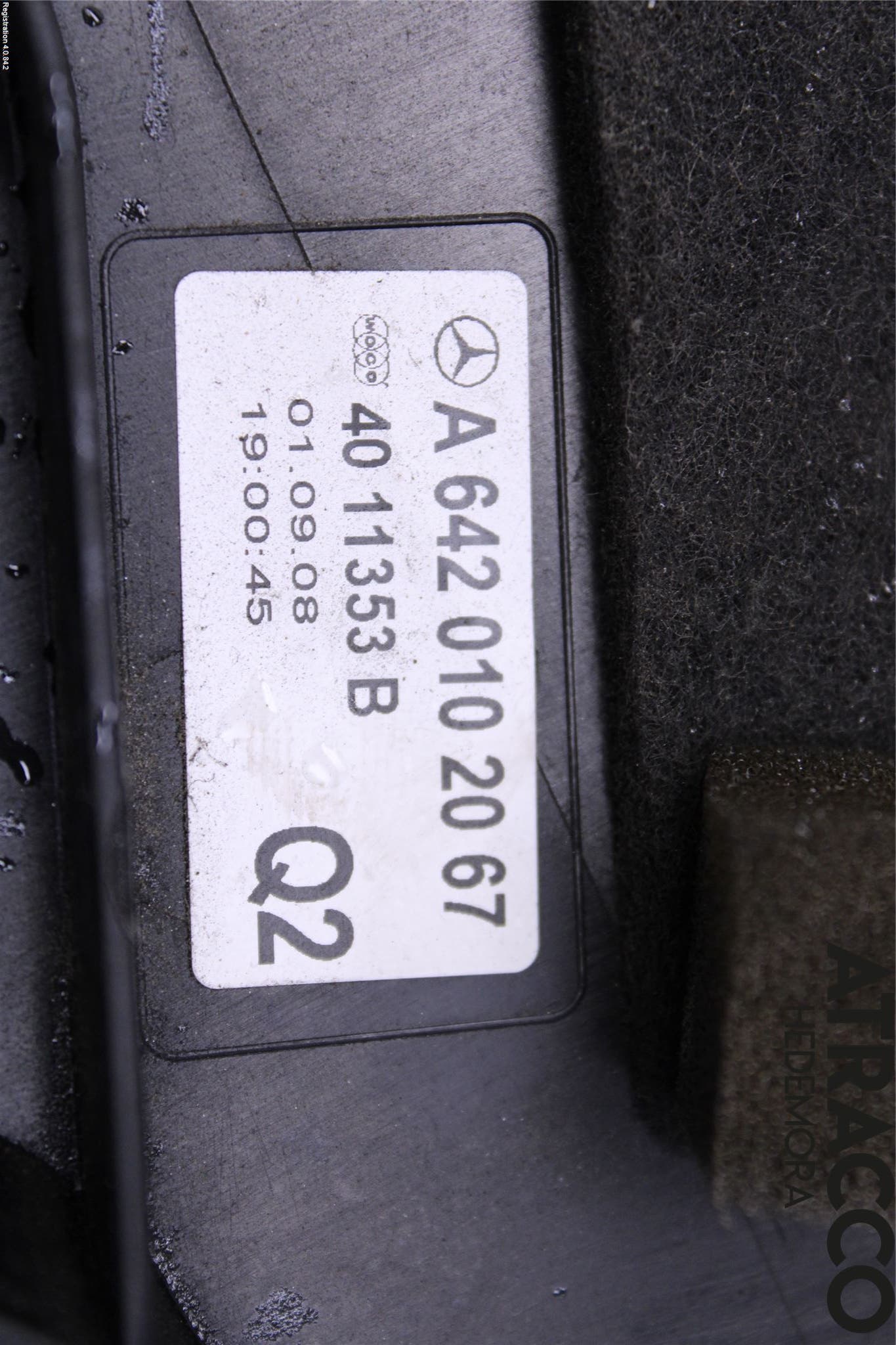 Mercedes-Benz MB GLK-KLASS (X204) 08-16 Motorkåpa