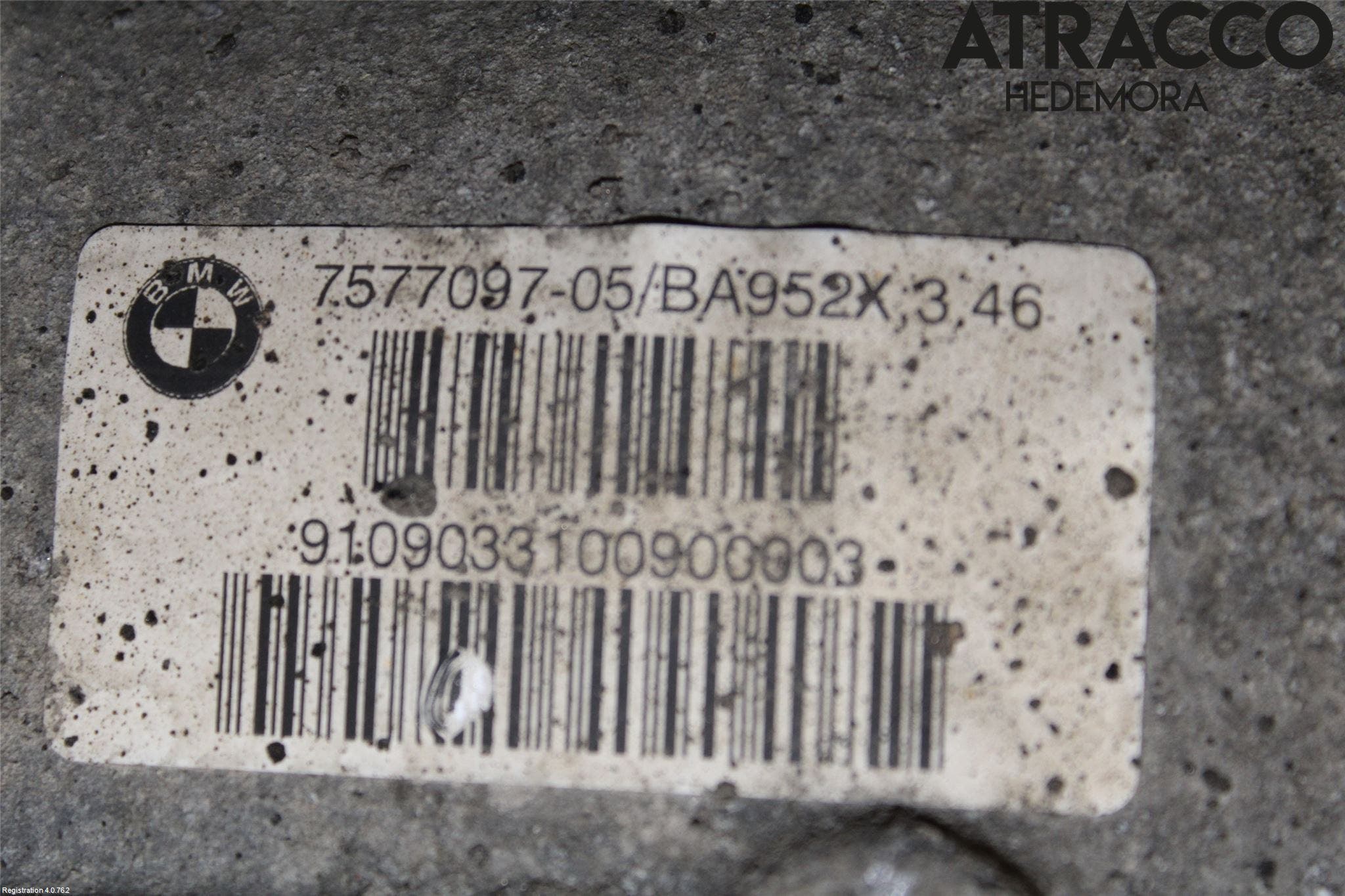 BMW 7 F01/02/03/04 09-15 Bakväxel-Diff