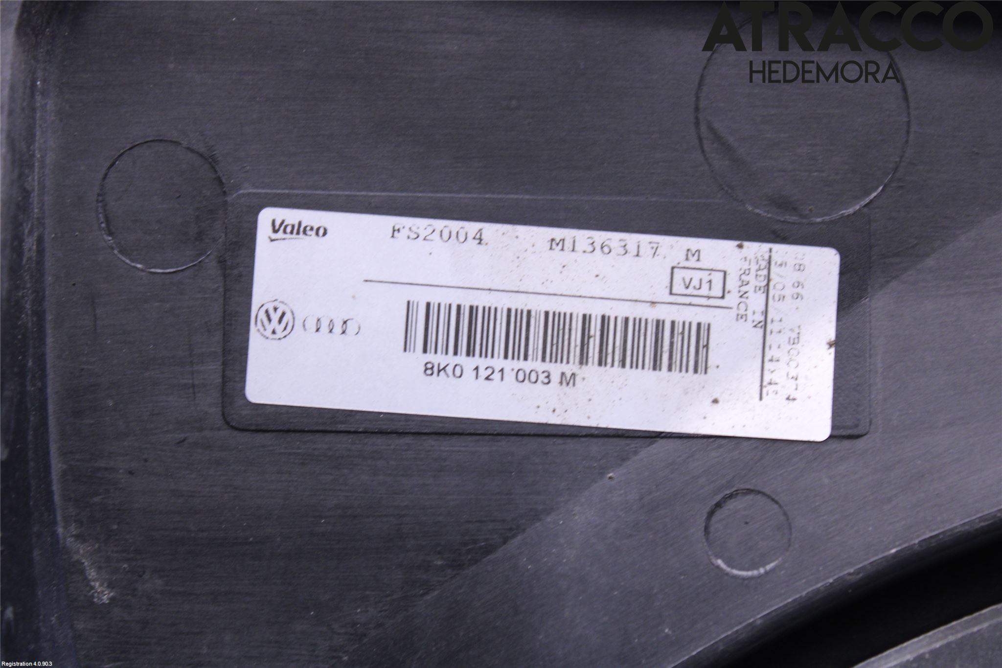 Audi A4/S4 08-11 Kylfläkt El