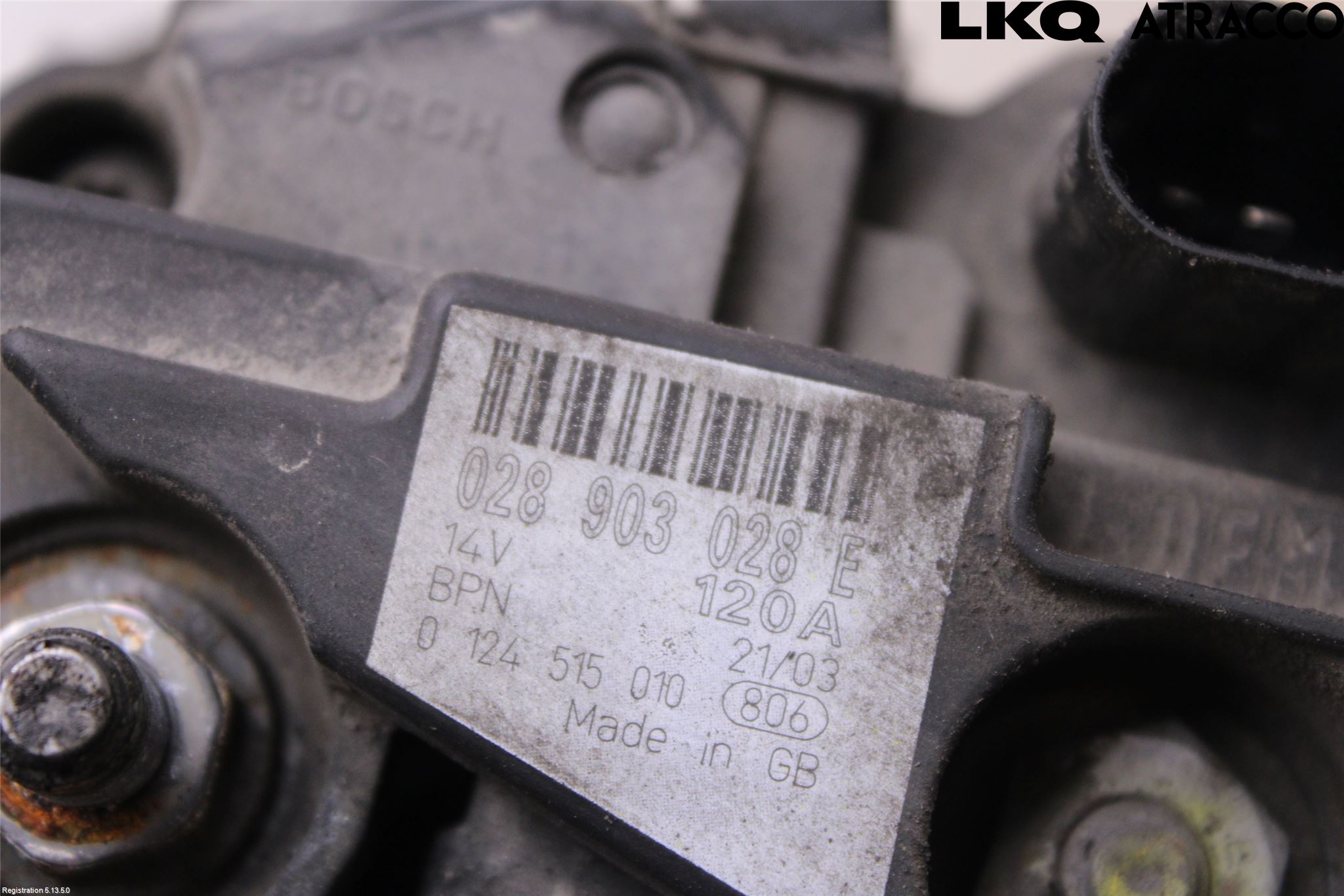Volkswagen VW TRANSP/CARAVELLE (T5) 04-15 Generator