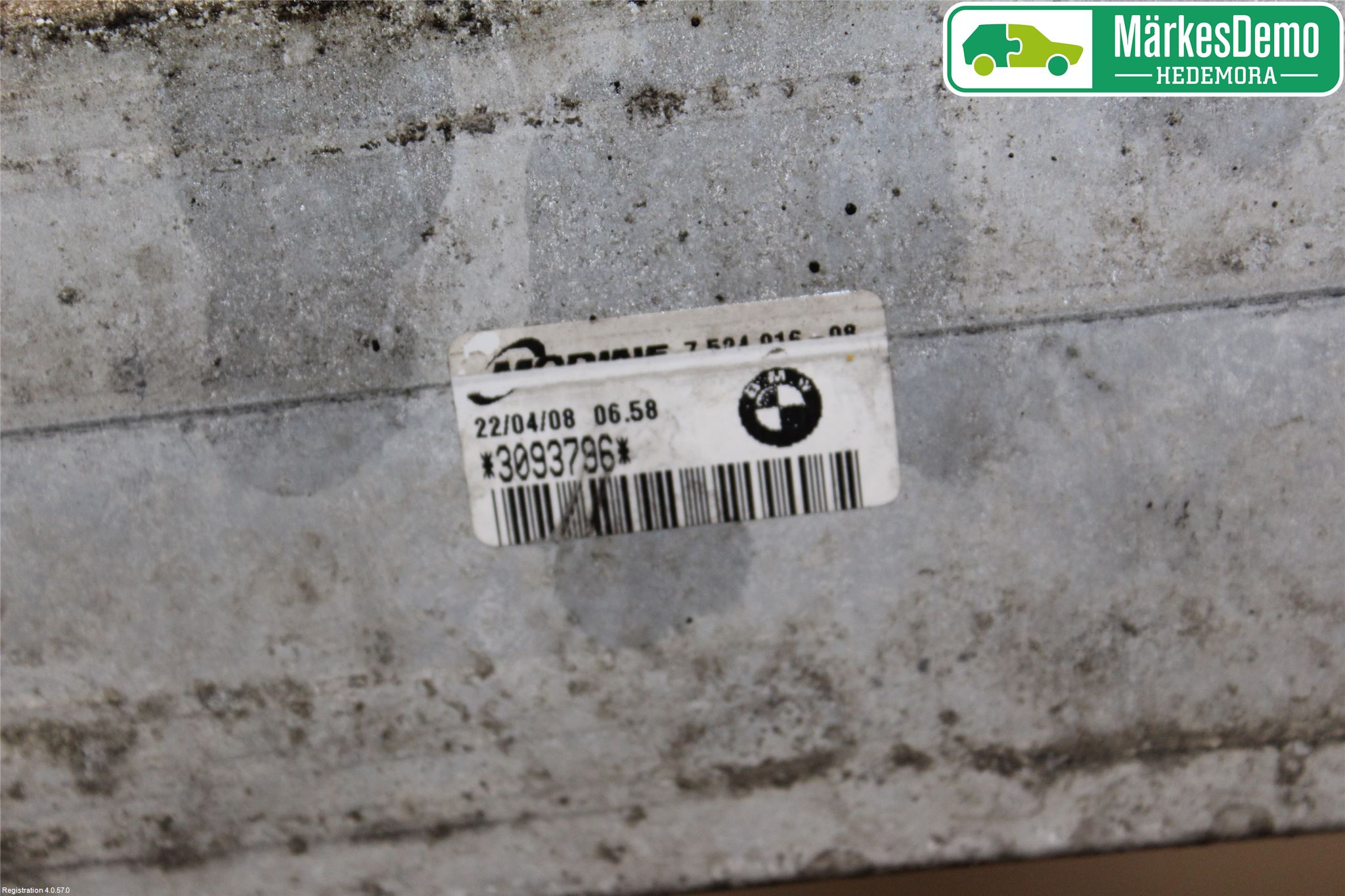 BMW 1 E87/81 5D/3D 03-11 Laddluft-Intercooler Kyl