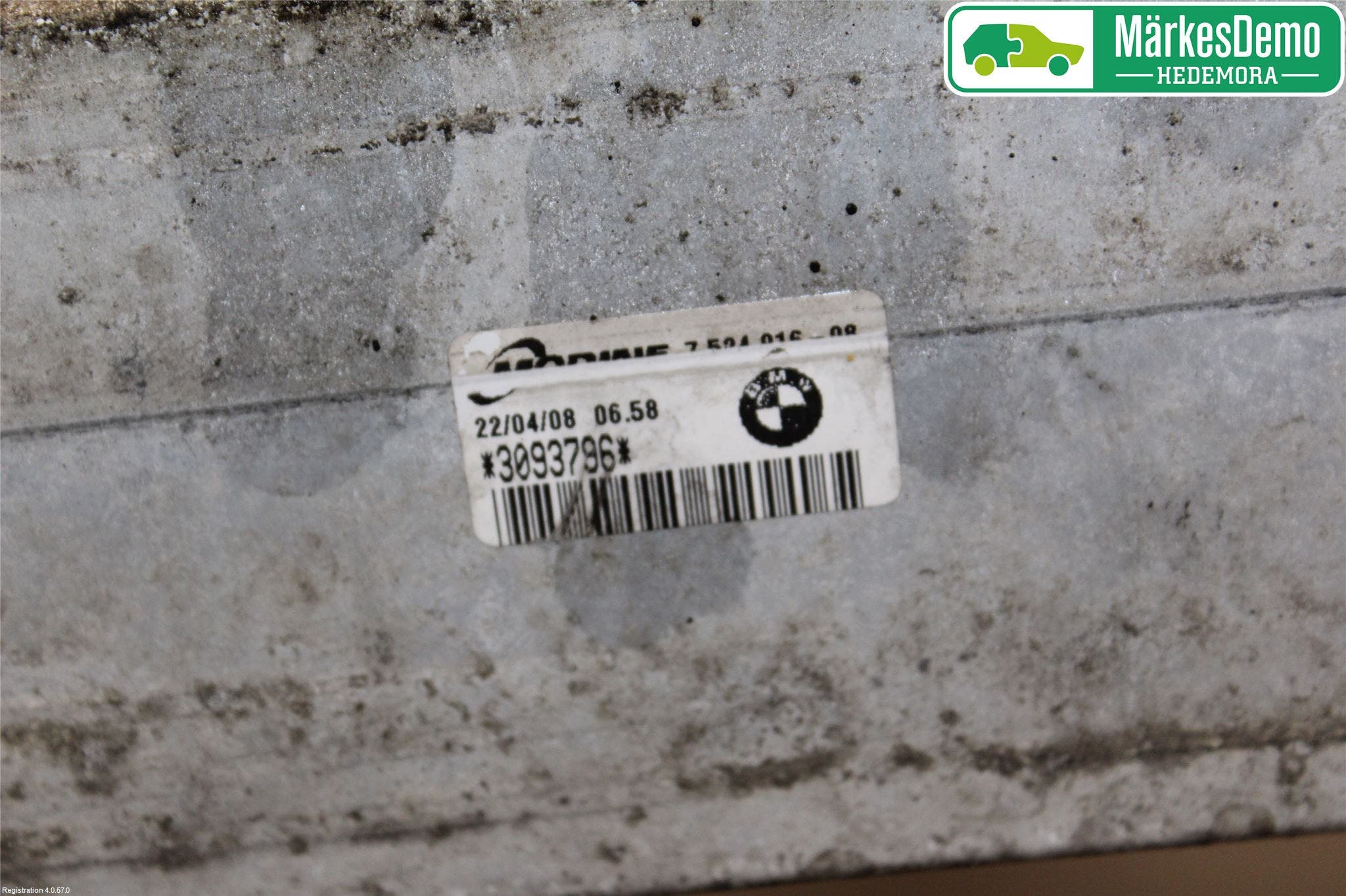 BMW 1 E87/81 5D/3D 03-11 Laddluft-Intercooler Kyl