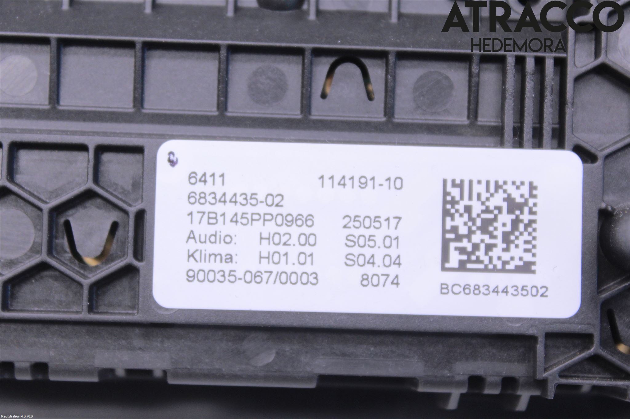 BMW 5 G30/G31/F90 17-23 Ac Styrenhet Ac Manöveren