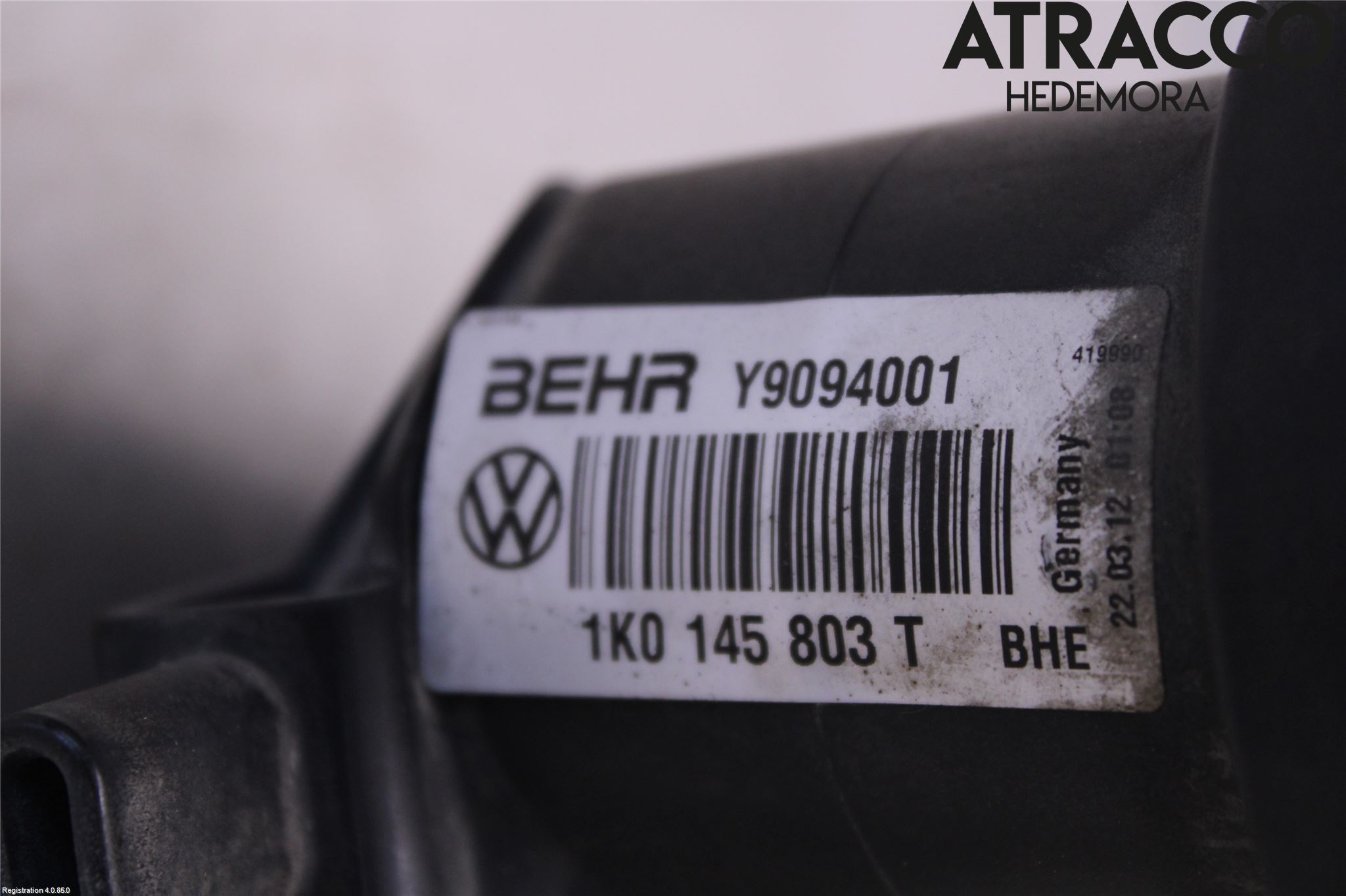 Volkswagen VW SCIROCCO 09-17 Laddluft-Intercooler Kyl